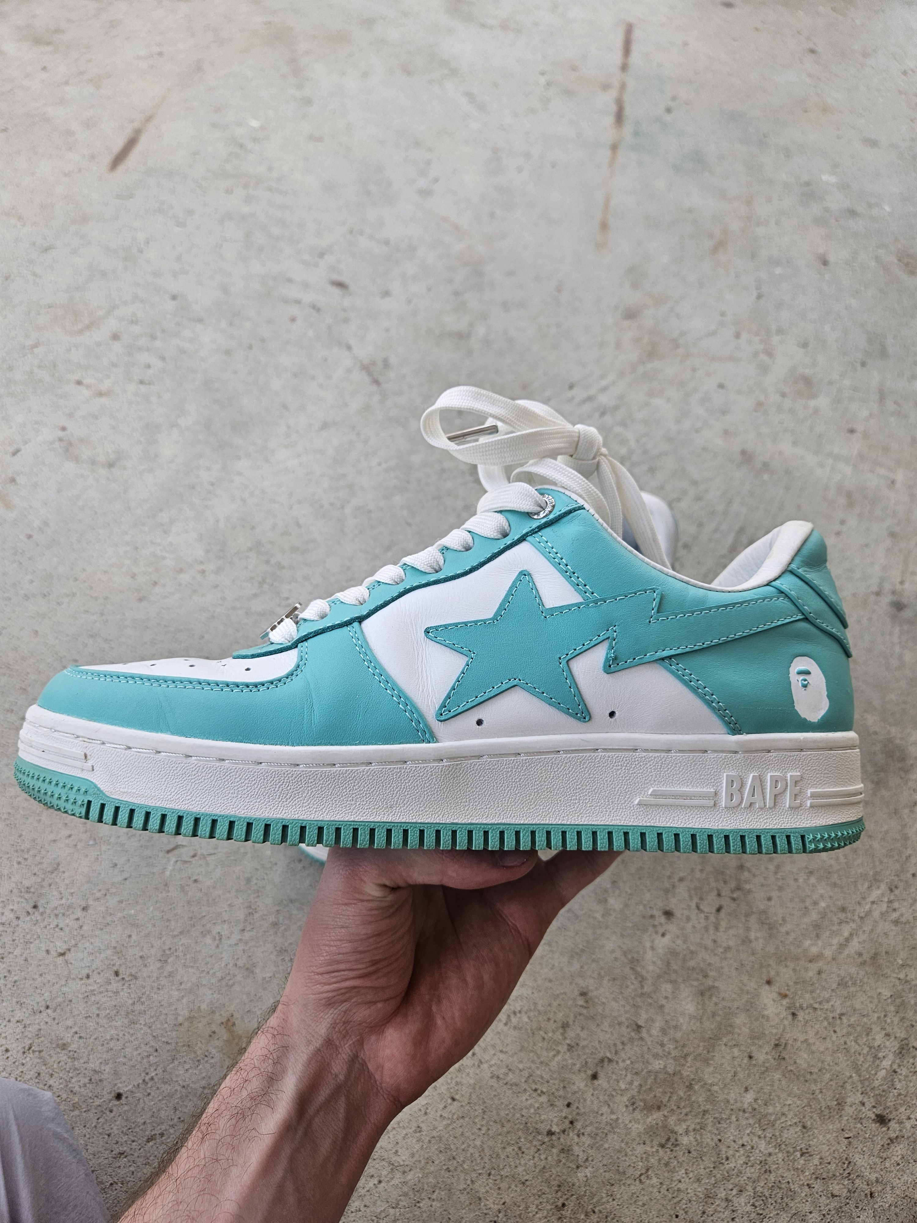 Bape Bapesta Teal White M1 Sneakers Size US 10 / EU 43 - 2 Thumbnail