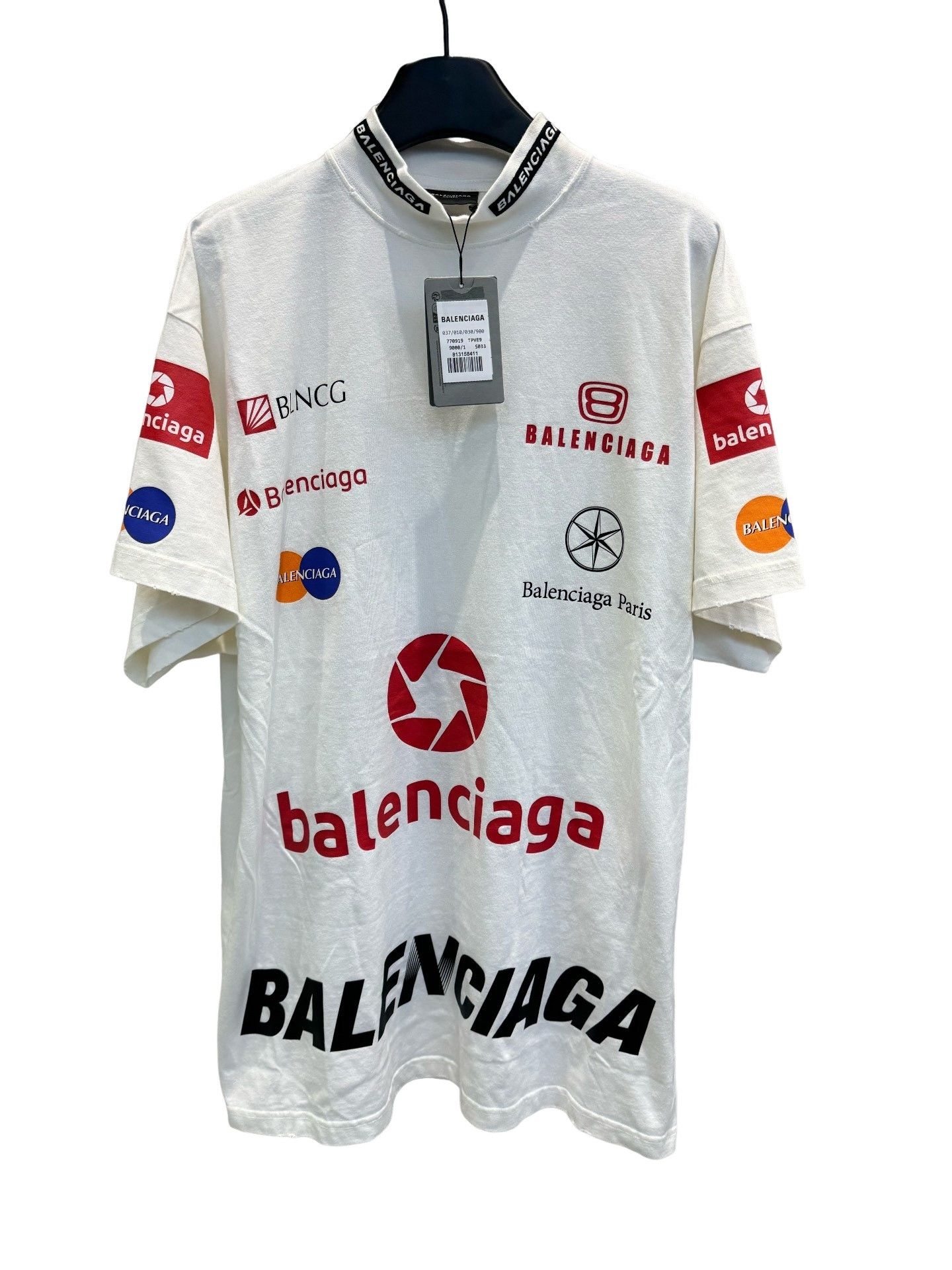 Balenciaga Balenciaga Logo Print T-Shirt Size S Size US S / EU 44-46 / 1 - 1 Thumbnail