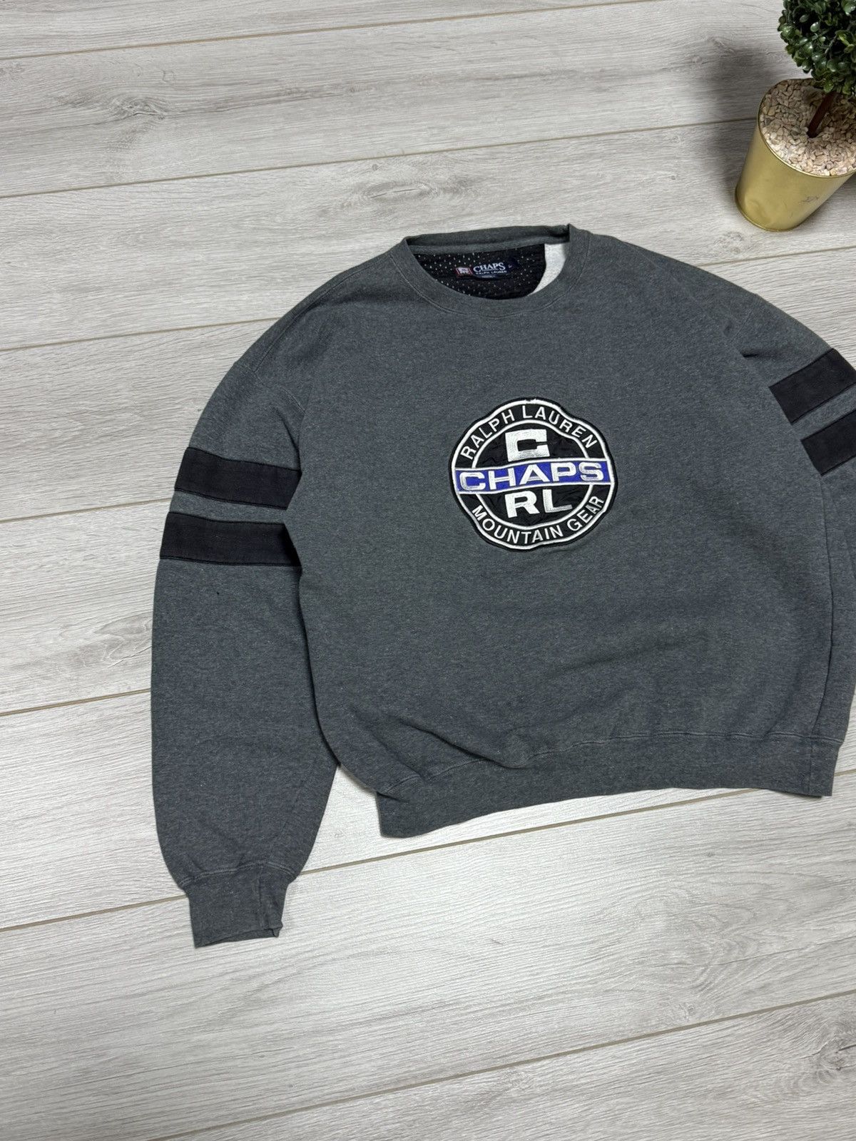 Chaps Ralph Lauren Polo Ralph Lauren Chaps vintage sweatshirt big logo Size US L / EU 52-54 / 3 - 2 Thumbnail