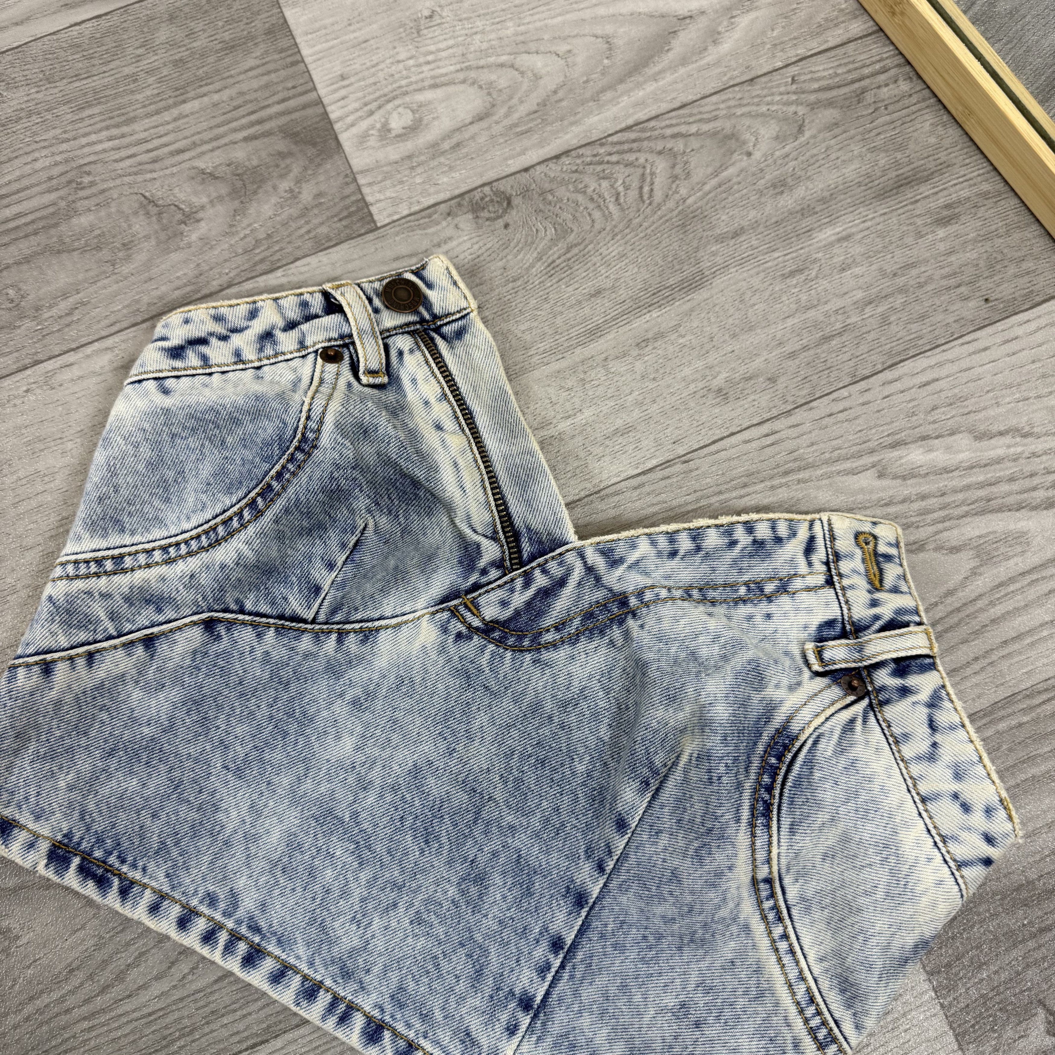 H&M × Moschino H&M x Moschino Denim Women's Bandeau Crop Top Size S / US 4 / IT 40 - 4 Thumbnail