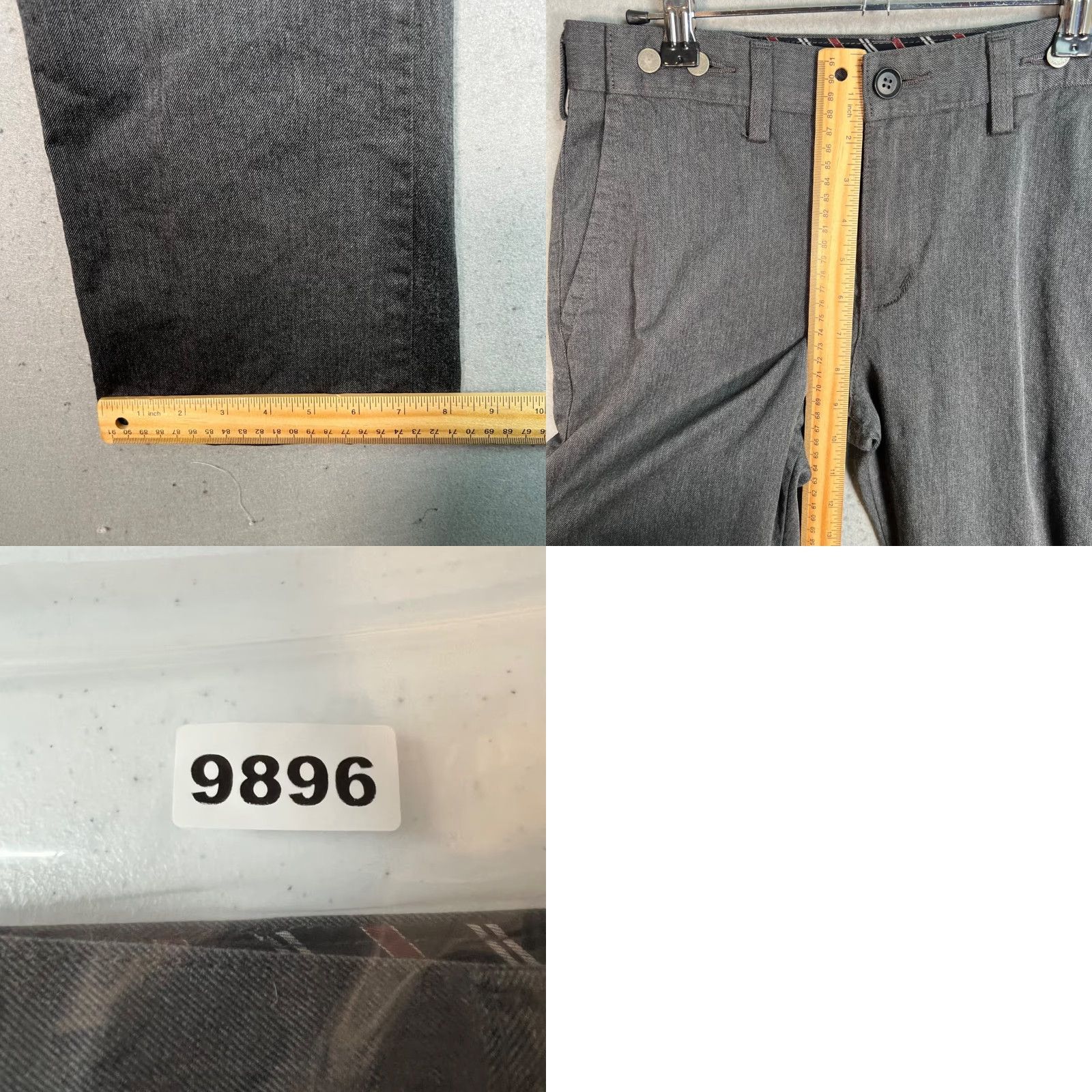 Edwin Edwin Men's Chino Pants Size 29 Gray Straight Leg Cotton Trousers Size US 29 - 8 Thumbnail