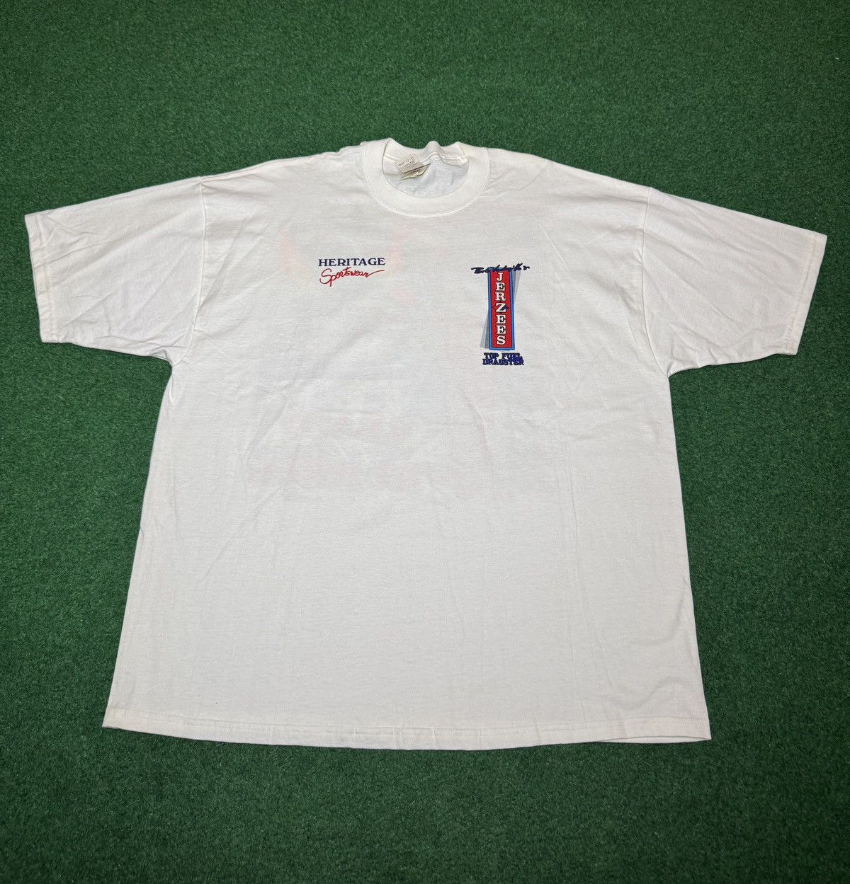 Vintage NHRA Top Fuel Dragster Drag Racing Jerzees XL 90s T Shirt Size US XL / EU 56 / 4 - 3 Thumbnail