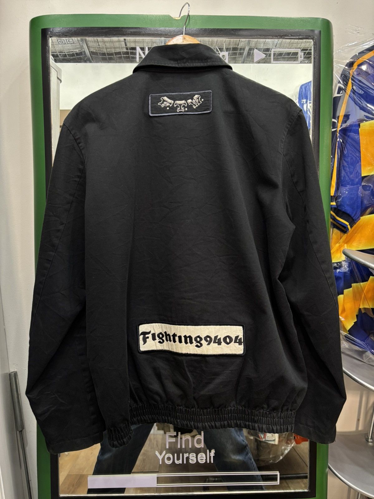 Neighborhood Neighborhood Med Black Jacket with Patch made 2004 Y2K Size US M / EU 48-50 / 2 - 2 Thumbnail