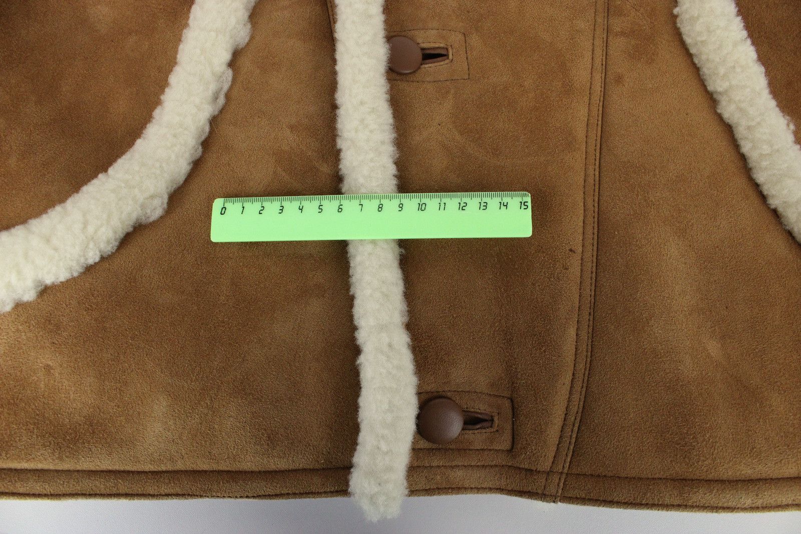 Sandro SANDRO Royal Jacket Women LARGE Shearling Leather Button Up Size US L / EU 52-54 / 3 - 6 Thumbnail