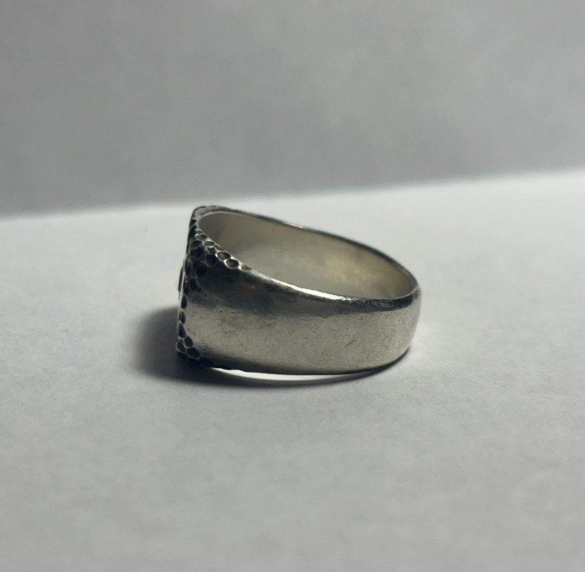 Handmade Size 9.5 Fire Citrine 925 Signet Ring Size ONE SIZE - 7 Thumbnail