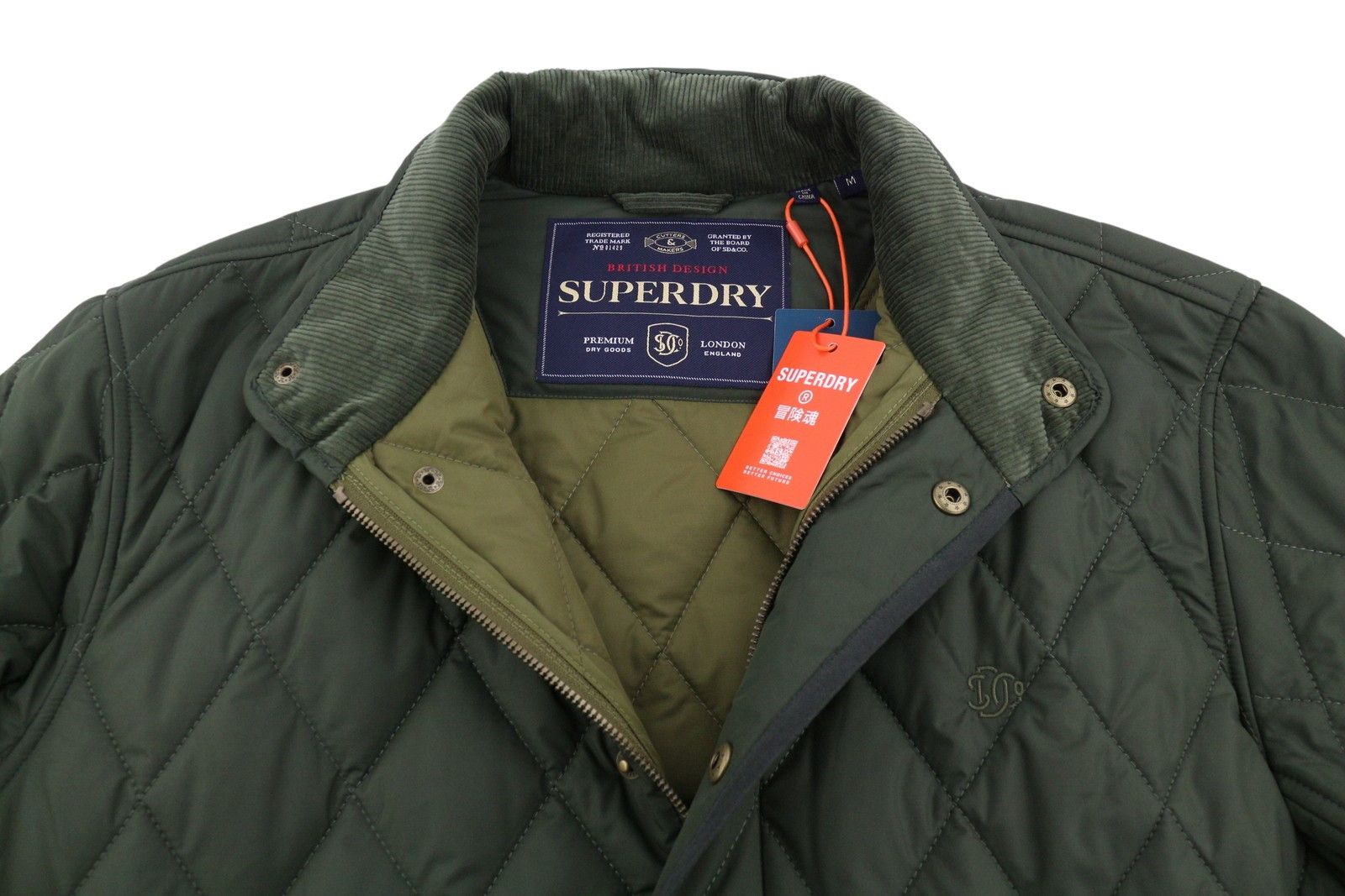 Superdry Estate M Green Insulated High Neck Light 87141 Size US M / EU 48-50 / 2 - 5 Thumbnail