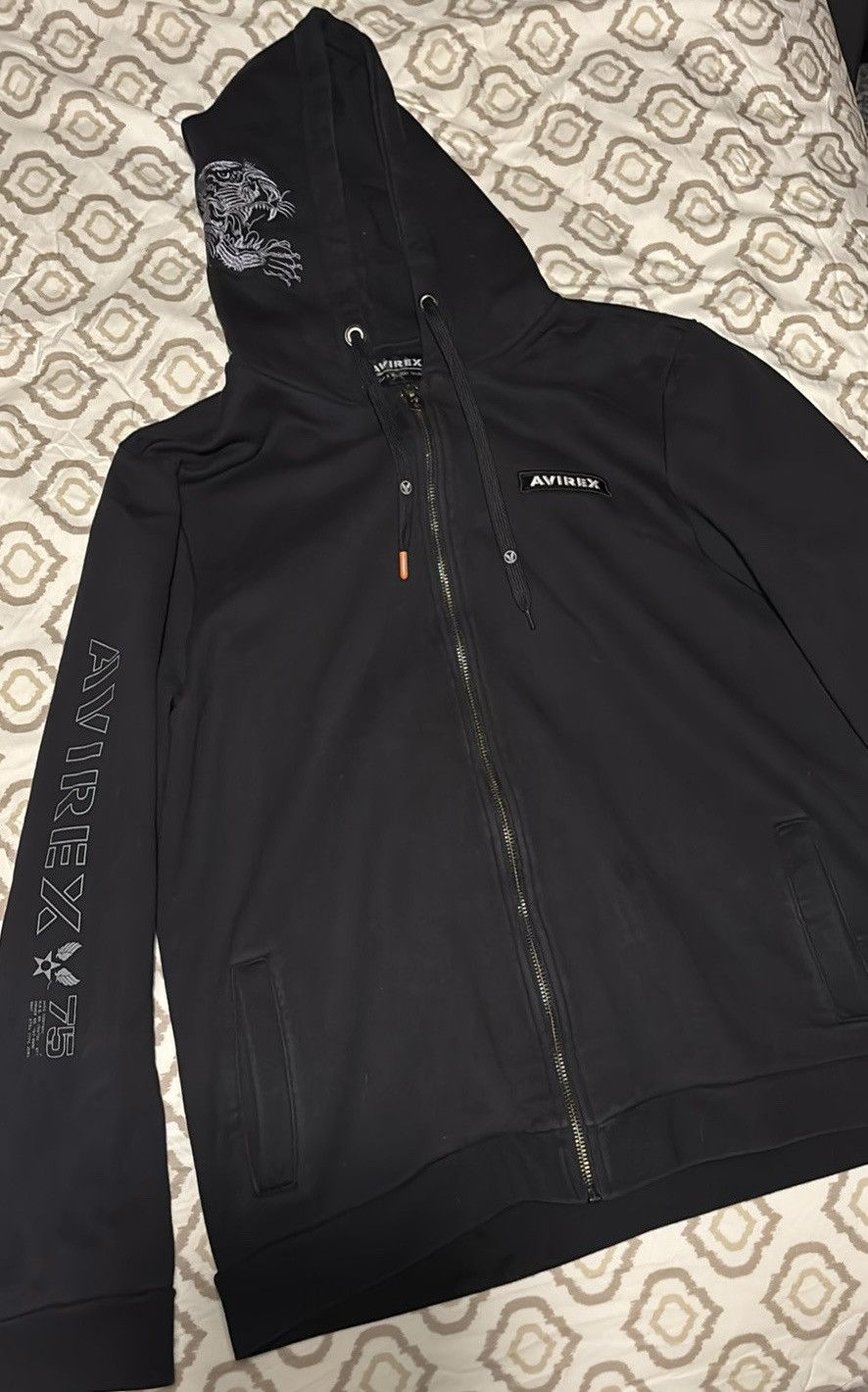 Avirex Avirex Zipper with tiger stitching Size US L / EU 52-54 / 3 - 1 Thumbnail