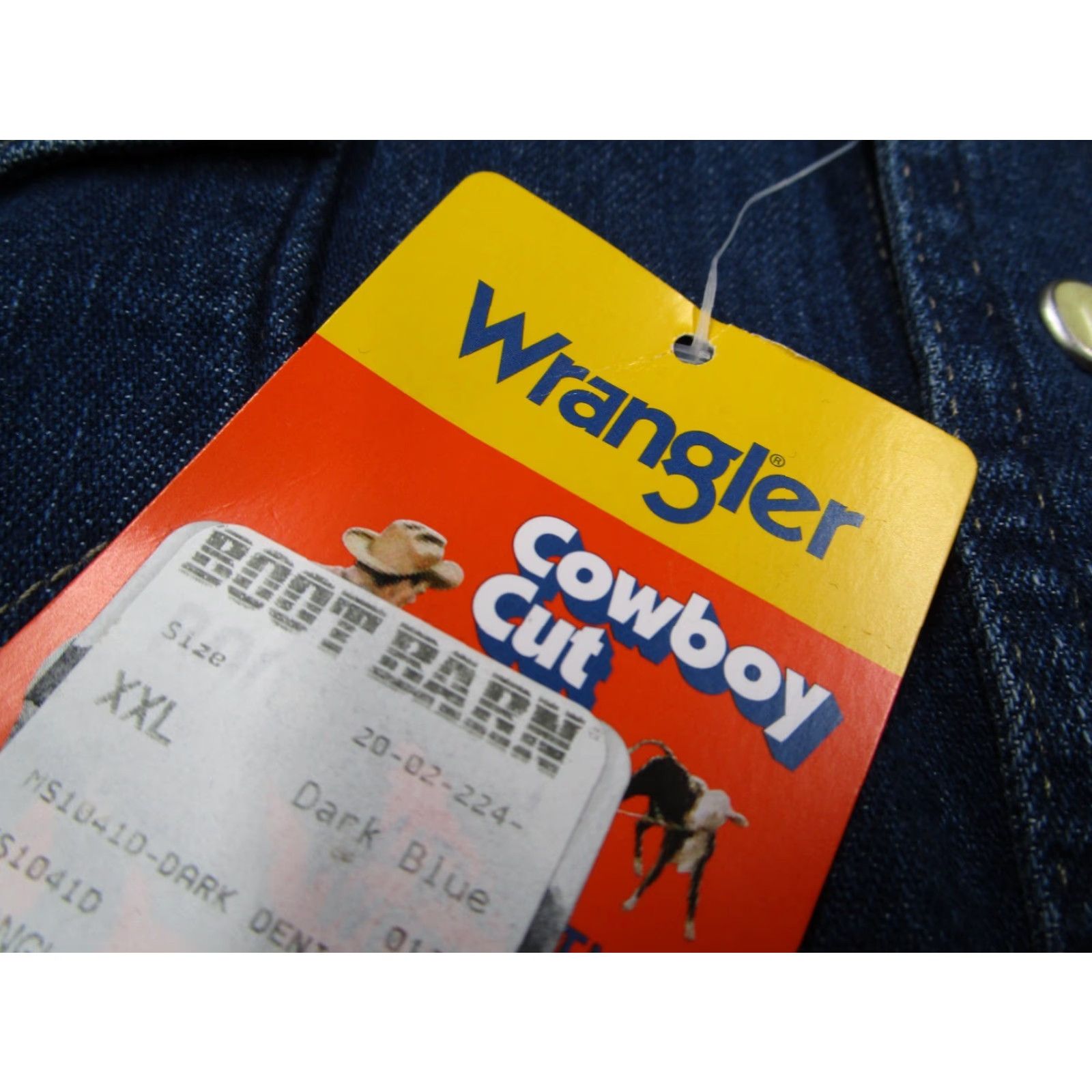 Wrangler VINTAGE Wrangler Denim Shirt Men 2XL Blue Long Sleeve Cowboy Cut Button Up Western Shirt Size US XXL / EU 58 / 5 - 4 Thumbnail