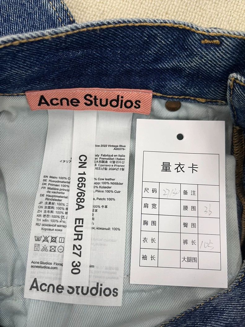Acne Studios acne studios Slightly flared vintage high-waisted jeans 250 Size US 27 - 5 Thumbnail