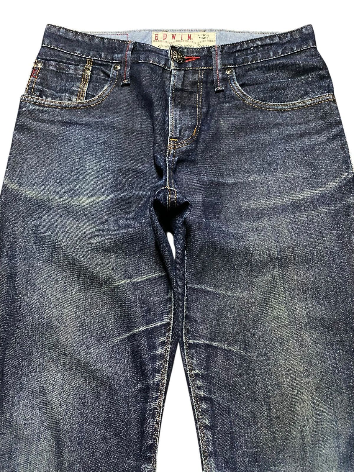 Edwin Vintage Japanese Brand Edwin Union Made Twist Leg Jeans Size US 30 / EU 46 - 3 Thumbnail