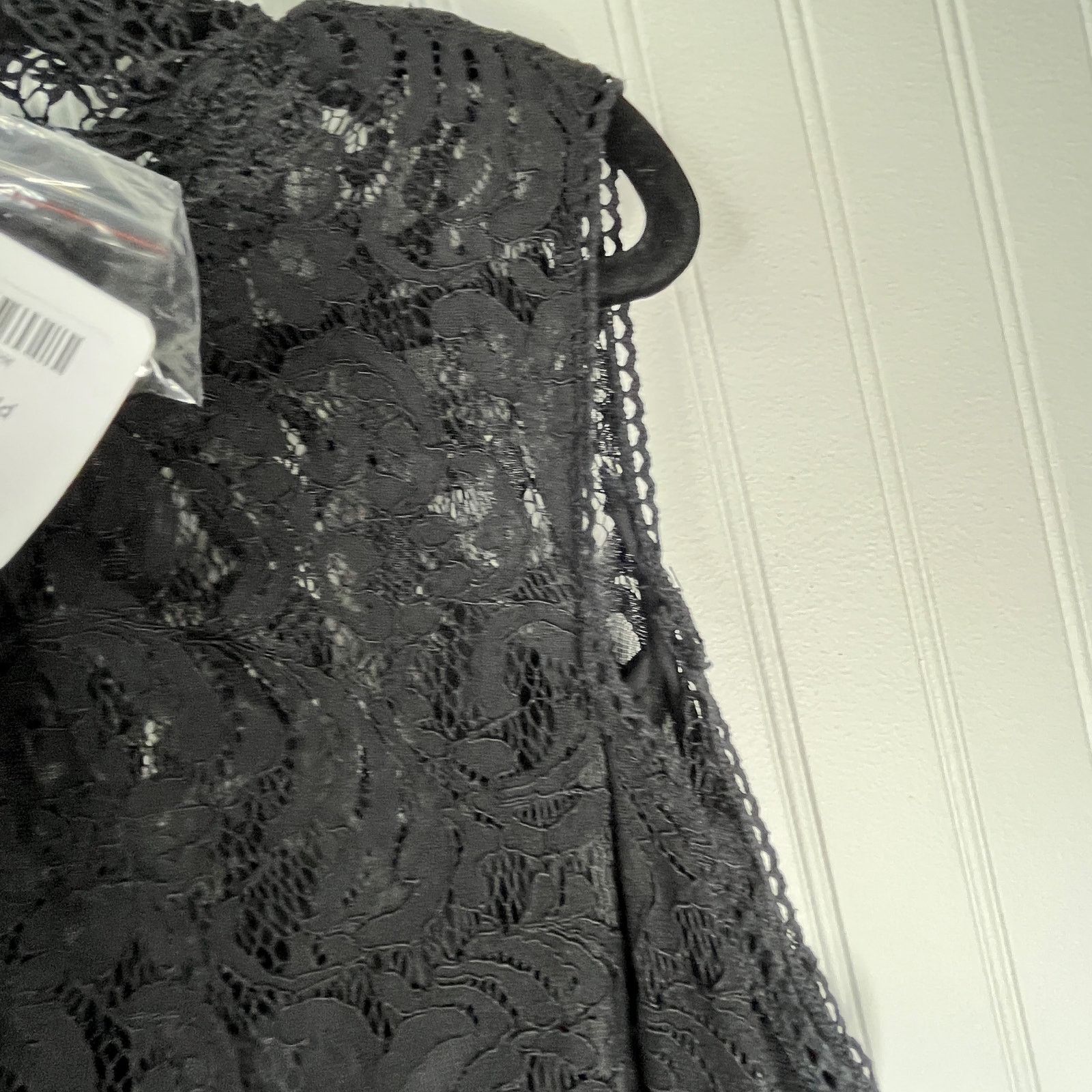Other NWT Roaman's Lace Cold-Shoulder Top Black Witchy Formal Size 3XL / US 20-22 - 6 Thumbnail