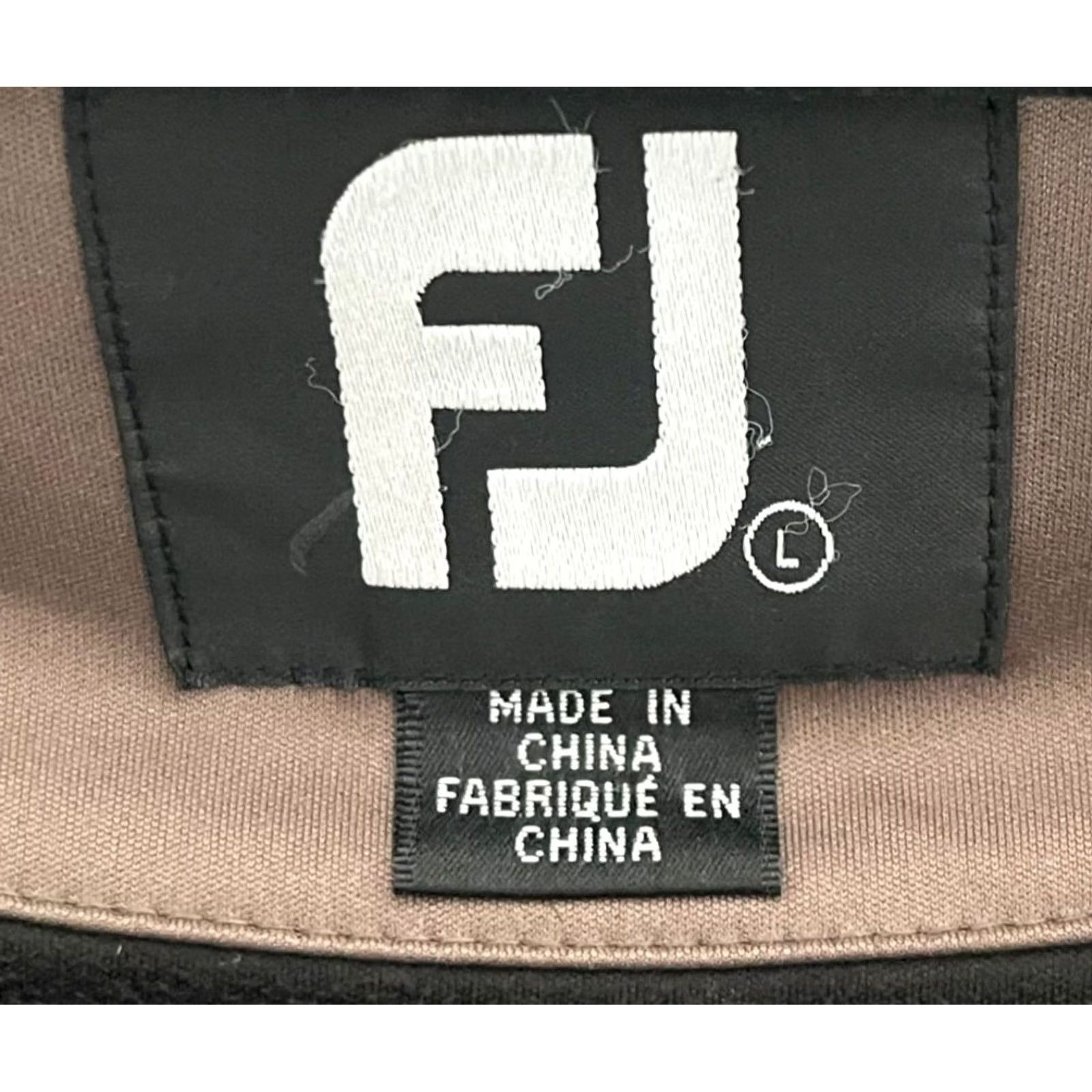 Footjoy FootJoy Golf Full Zip Jacket Men's Large Brown Lightweight Lined Pockets Size US L / EU 52-54 / 3 - 4 Thumbnail