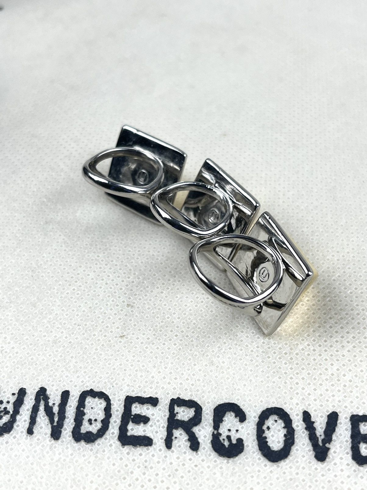 Undercover Undercover Triple Set Pyramid Stud Gold Rings Size ONE SIZE - 8 Thumbnail