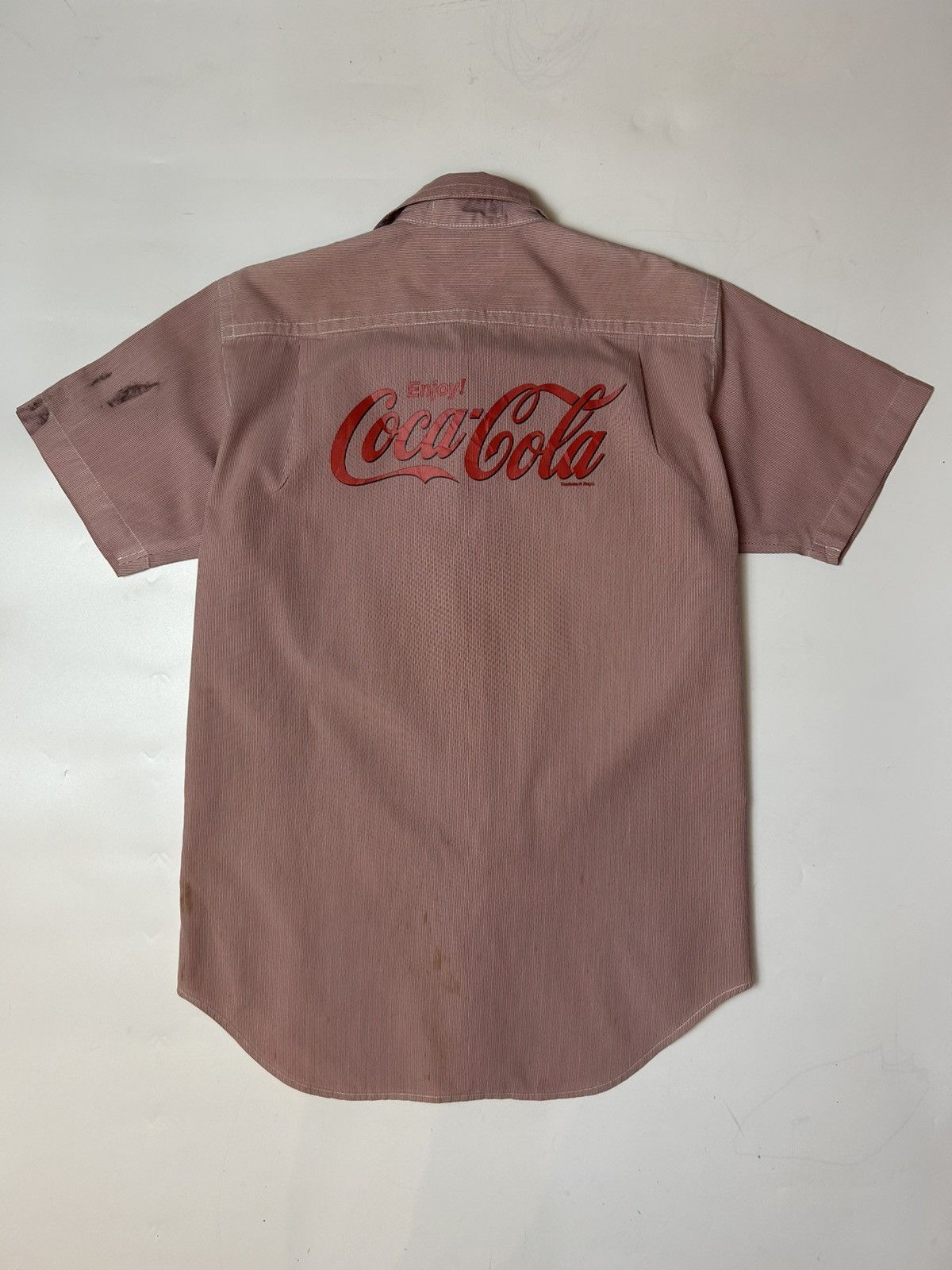 Coca Cola × Japanese Brand × Vintage VINTAGE COCA COLA WORK WEAR SHIRT Size US L / EU 52-54 / 3 - 3 Thumbnail