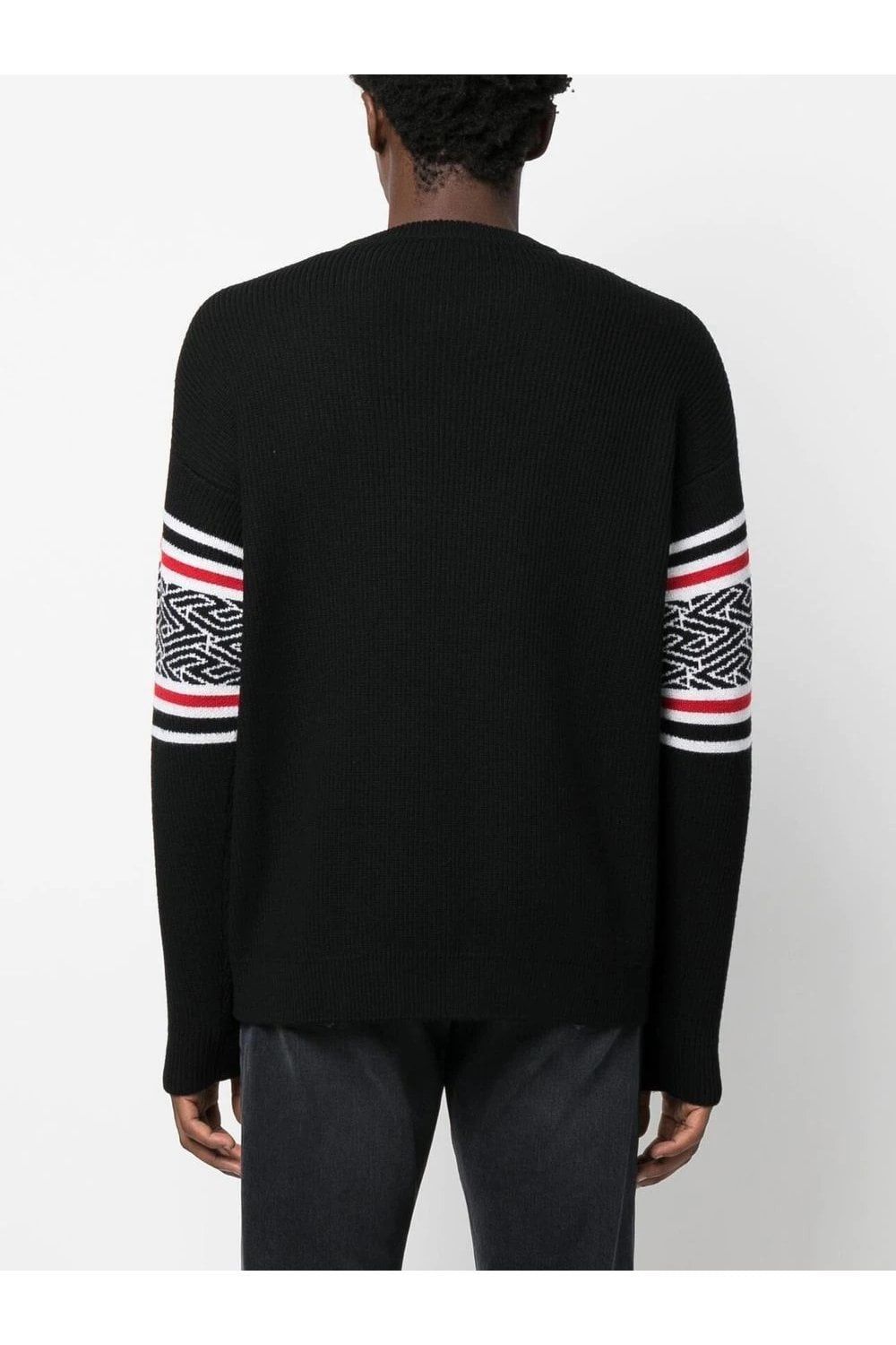 Versace o1y0525 Logo Crewneck Sweater in Multicolor Size US L / EU 52-54 / 3 - 4 Thumbnail