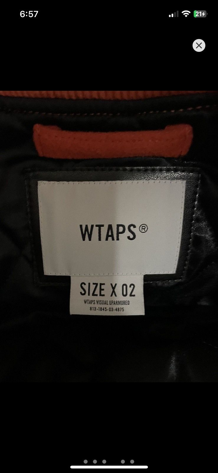 Wtaps Wtaps wopo melton baseball varsity jacket Size US M / EU 48-50 / 2 - 4 Thumbnail