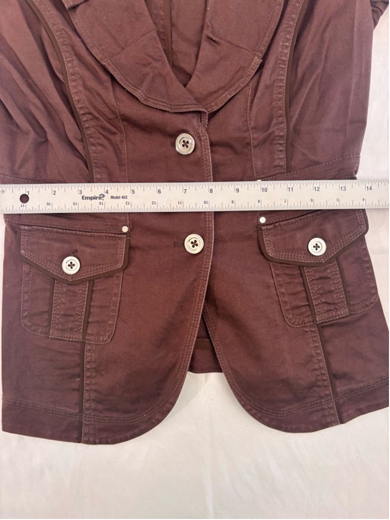 White House Black Market Women's White House Black Market Brown Jacket Size 6 Size M / US 6-8 / IT 42-44 - 6 Thumbnail