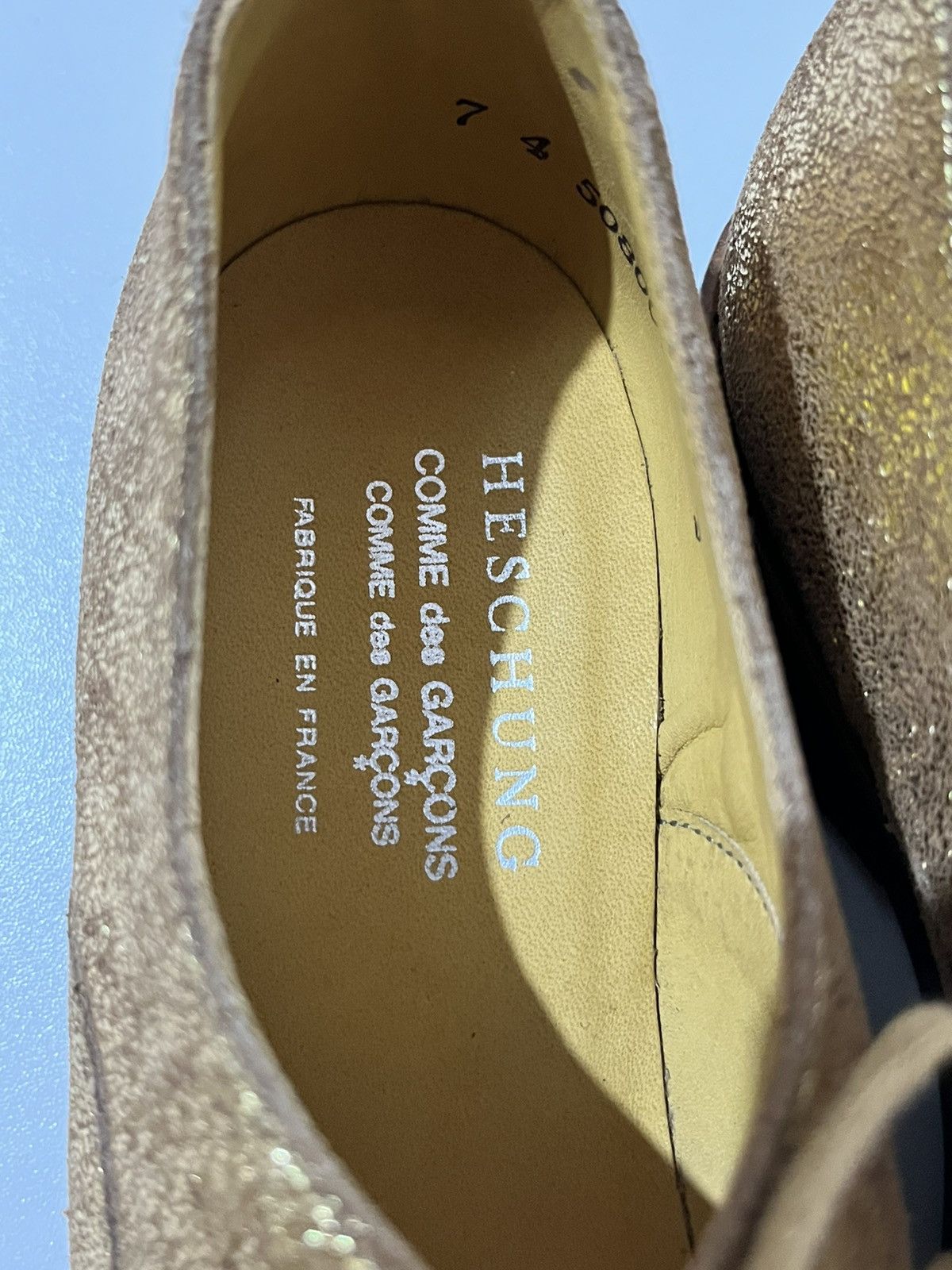 Comme des Garcons Comme des Garçons - Heschung - Glitter Gold - Shoes Size US 4 / IT 34 - 9 Thumbnail