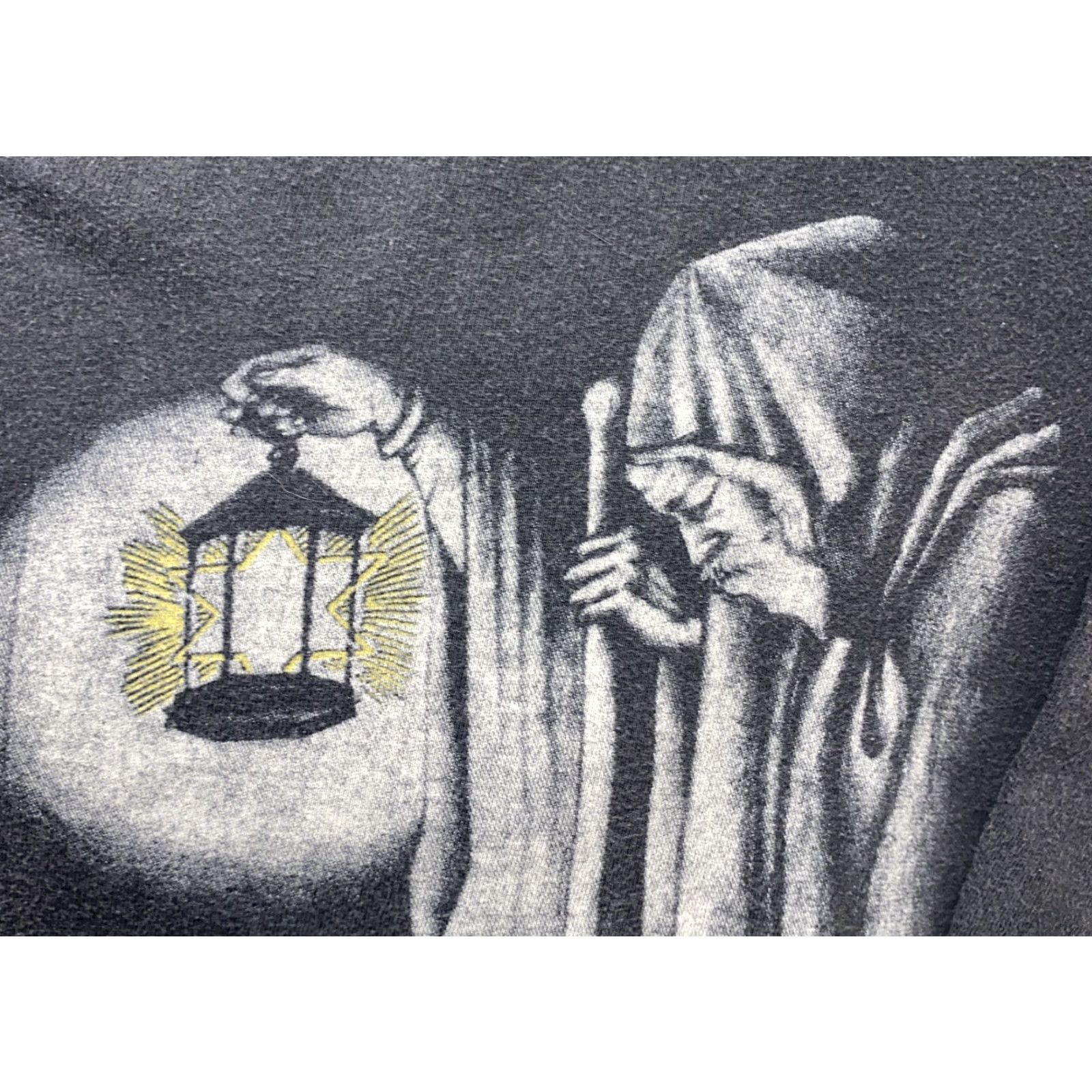 Vintage VINTAGE Led Zepplin Zoso Stair way to Heaven Rock Band T Shirt Mens Large Black Cotton 23 in Armpit Retro 2000s Crew Neck Shirt Size US L / EU 52-54 / 3 - 3 Thumbnail