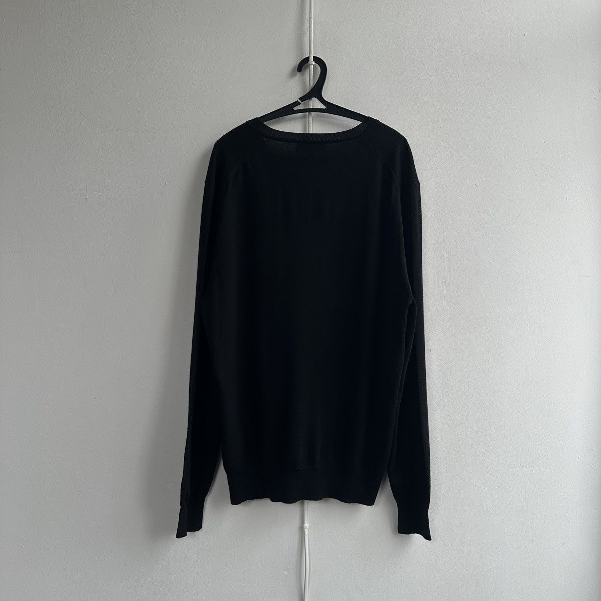 Burberry Burberry London black v neck merino wool sweater Size US XL / EU 56 / 4 - 5 Thumbnail