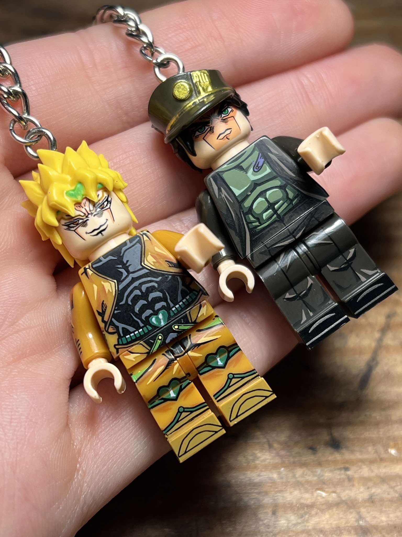 Other Jojo jotaro Dio anime minifigure keychain keyring Size ONE SIZE - 5 Thumbnail