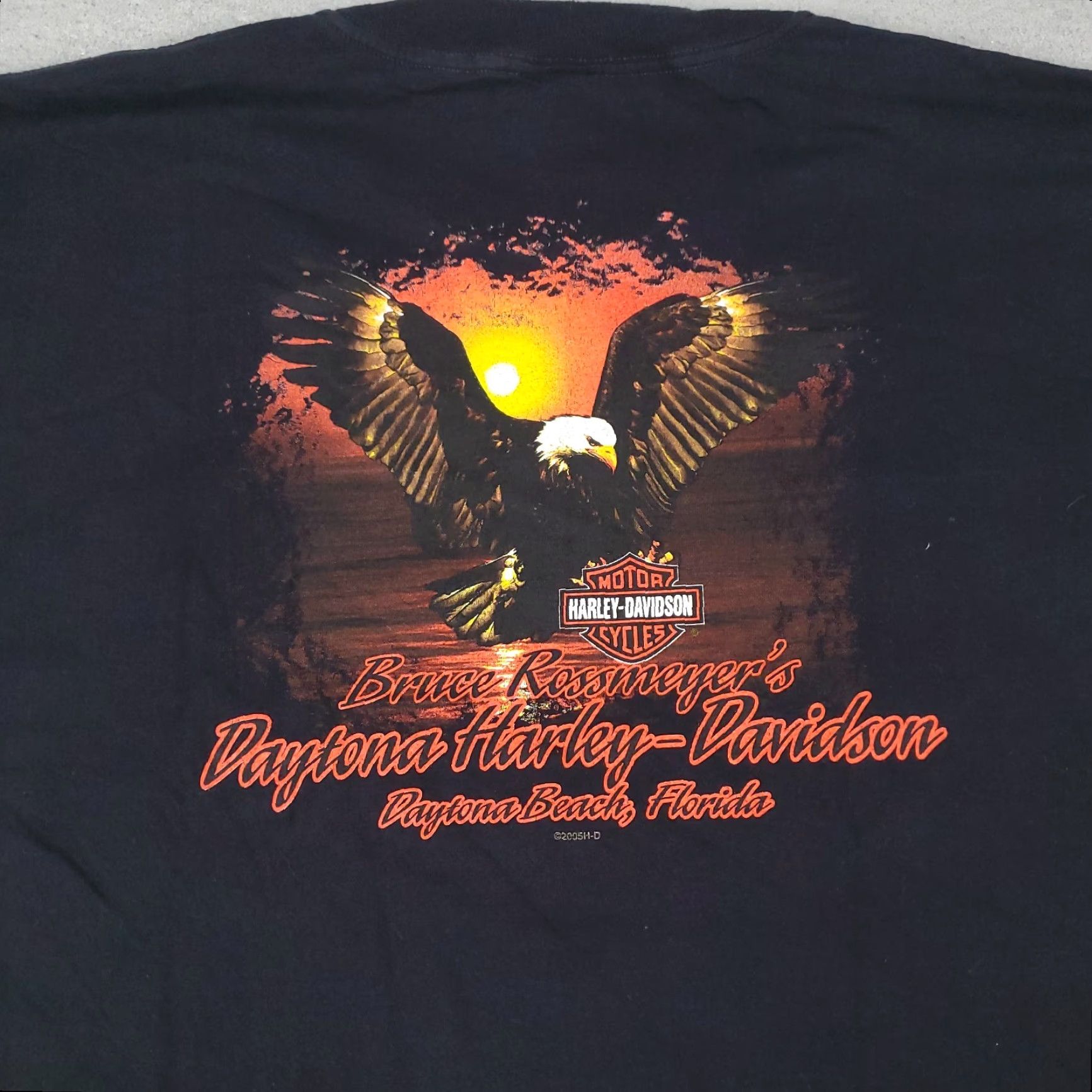 Harley Davidson VINTAGE Harley-Davidson T Shirt Mens 2XL Black Daytona Beach Graphic Short Sleeve Size US XXL / EU 58 / 5 - 7 Thumbnail