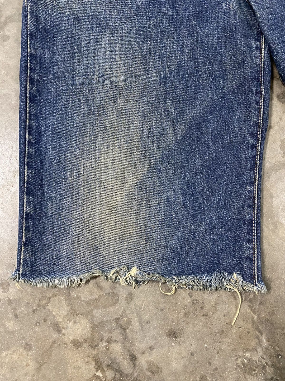JNCO × Jean × Wrangler Vintage Wrangler Blue Bell Cropped Rusty Jeans @272 Size US 32 / EU 48 - 7 Thumbnail