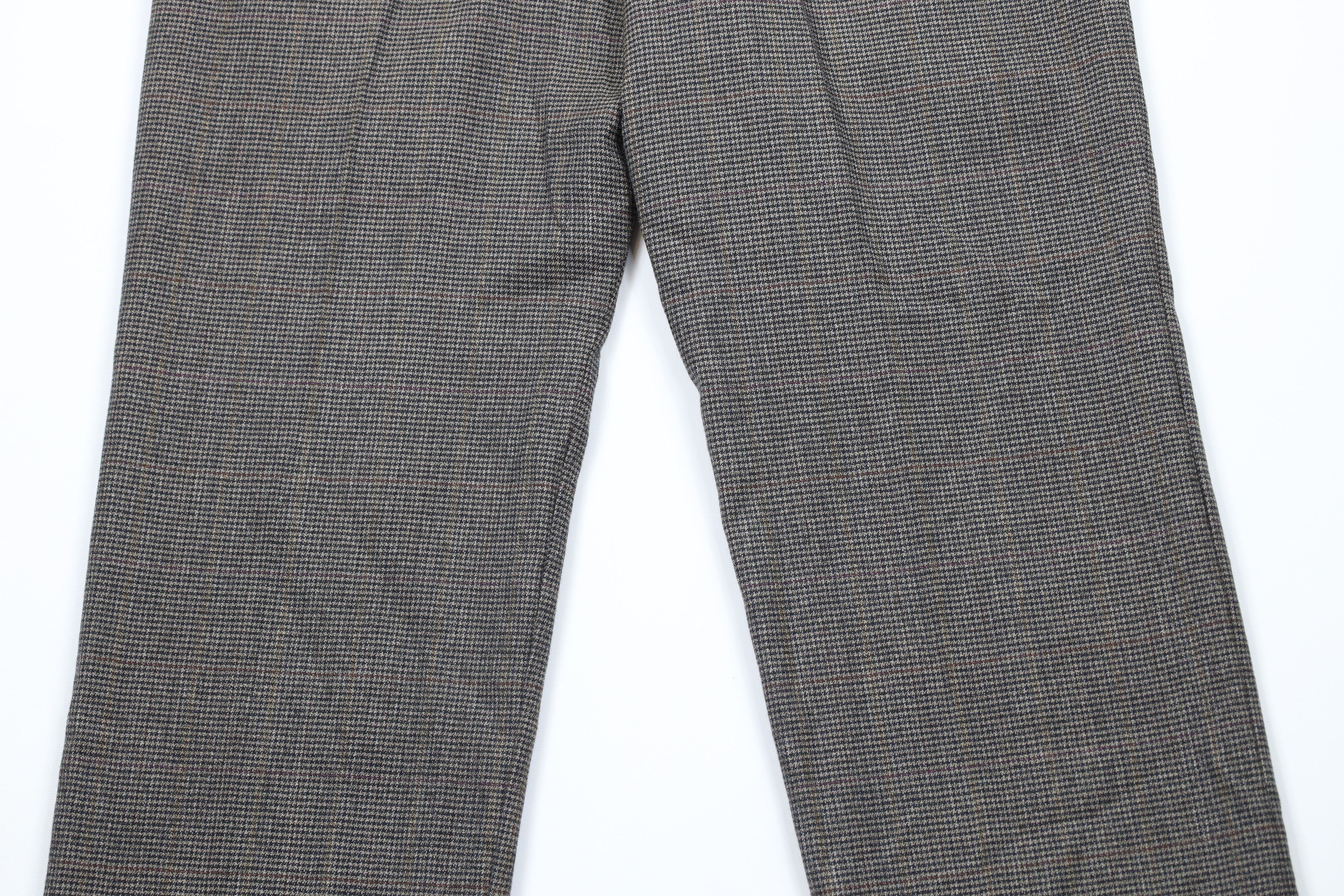 Vintage Vintage 60s 70s Rockabilly Houndstooth Wide Leg Pants USA Size US 34 / EU 50 - 11 Thumbnail