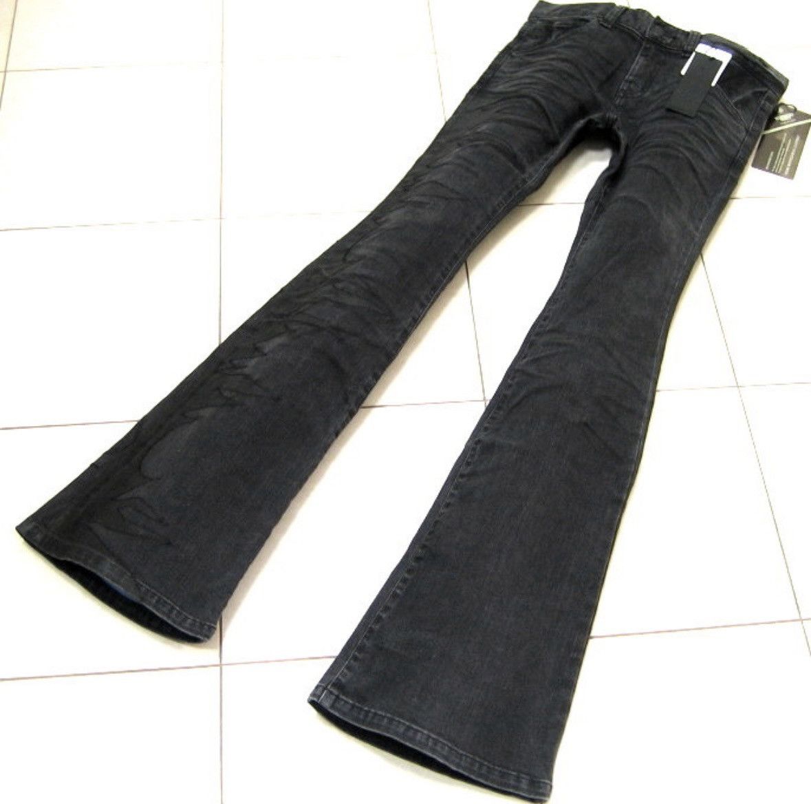 Tornado Mart Tornado Mart Fire Stitch Flare Jeans Size US 33 - 1 Thumbnail