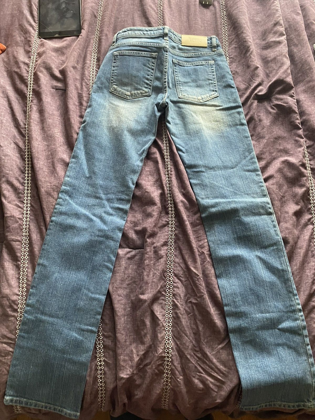 Acne Studios Acne Jeans – Light Blue Faded Wash -Slim Straight Size 27" / US 4 / IT 40 - 3 Thumbnail