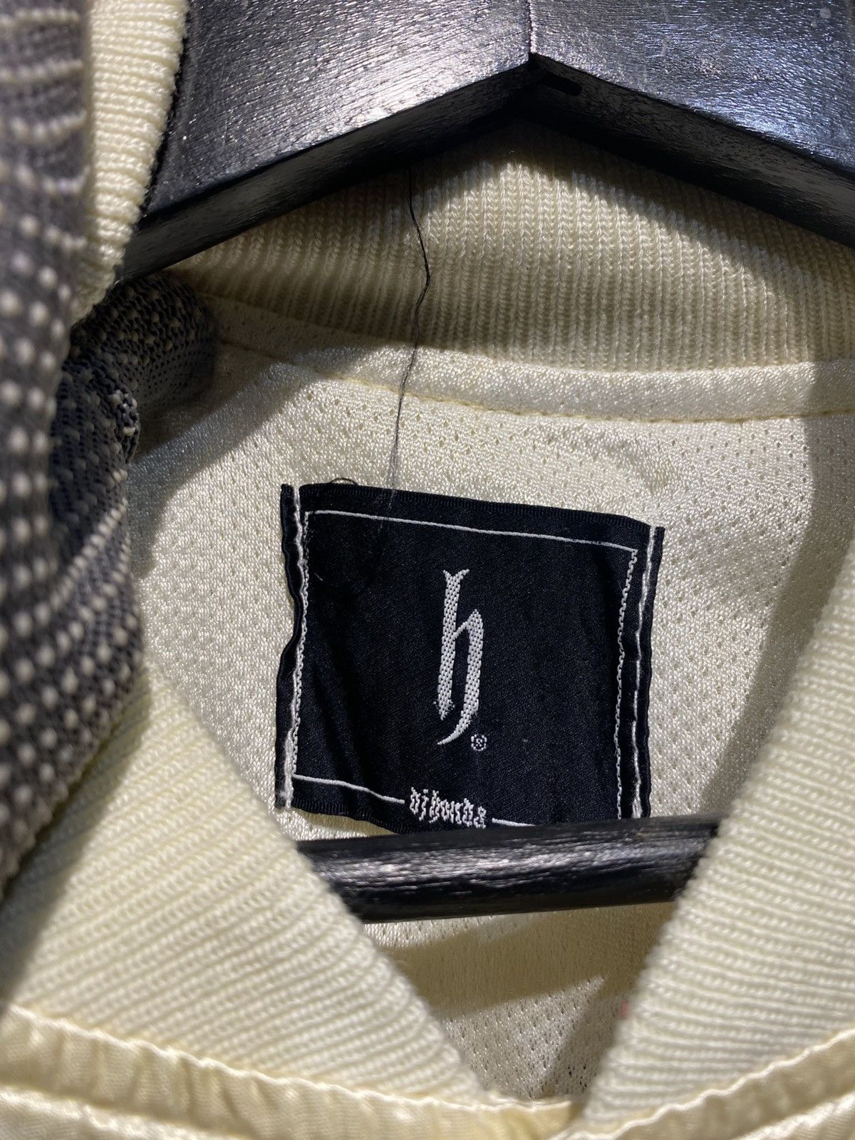 Japanese Brand DJ Honda Satin Bomber– Ivory White Hip-Hop Streetwear Size US L / EU 52-54 / 3 - 7 Thumbnail
