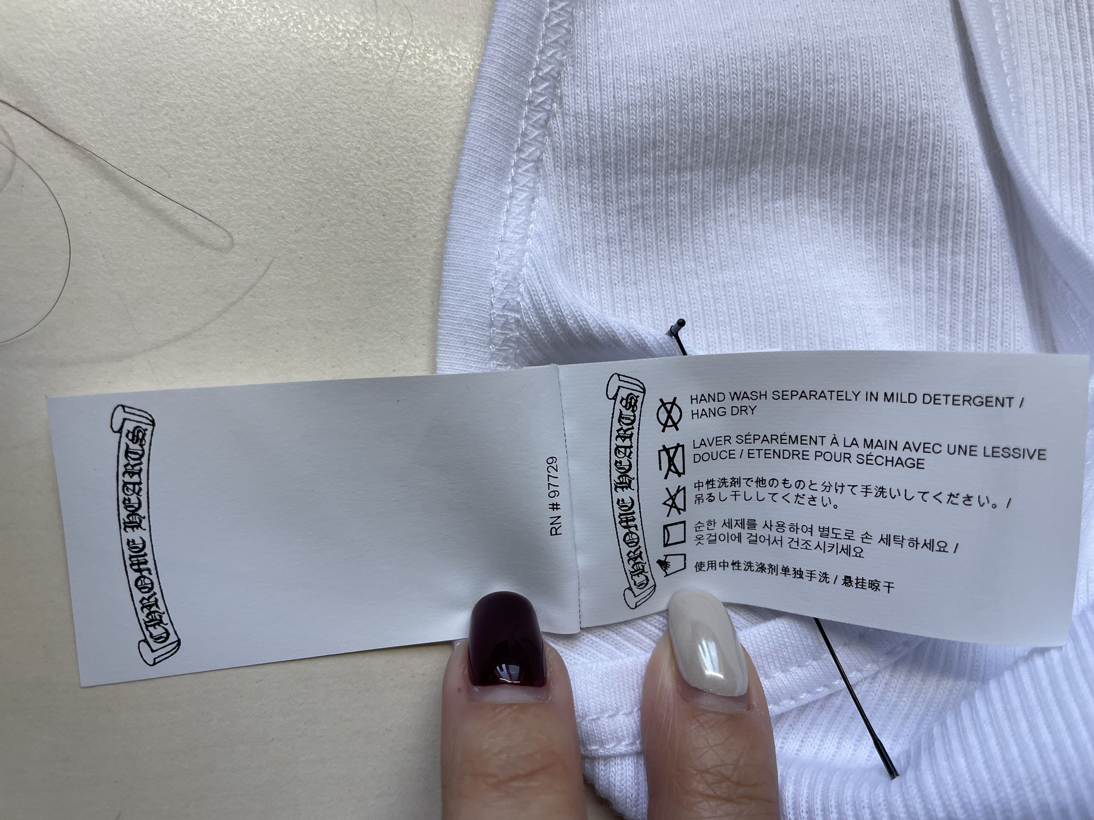Chrome Hearts Chrome Hearts White Beaded Cross Leather Logo Tank Top Size M / US 6-8 / IT 42-44 - 7 Thumbnail