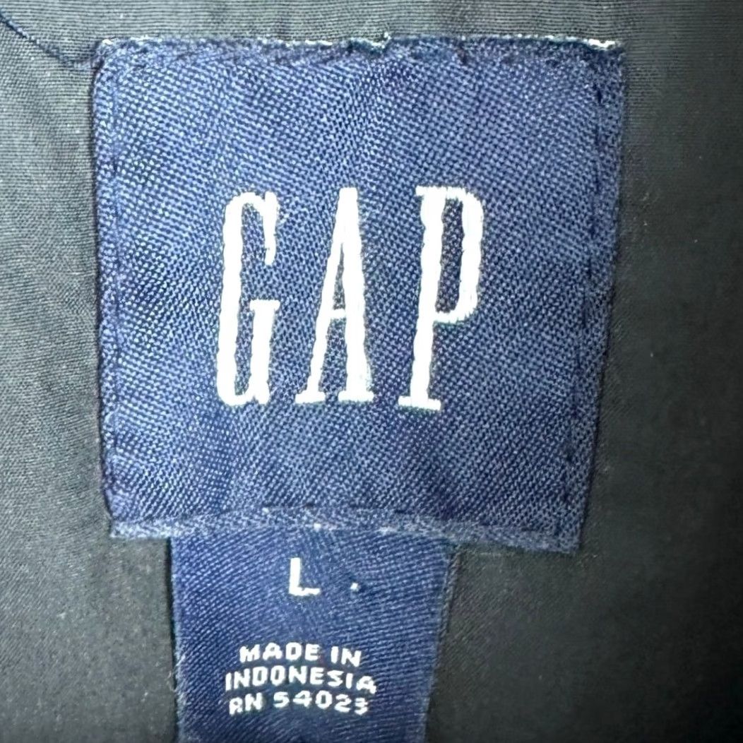 Gap GAP Vest Down Puffer Womens Large Black Full Zip Quilted Stand Collar Outdoor Shirt? Size L / US 10 / IT 46 - 3 Thumbnail