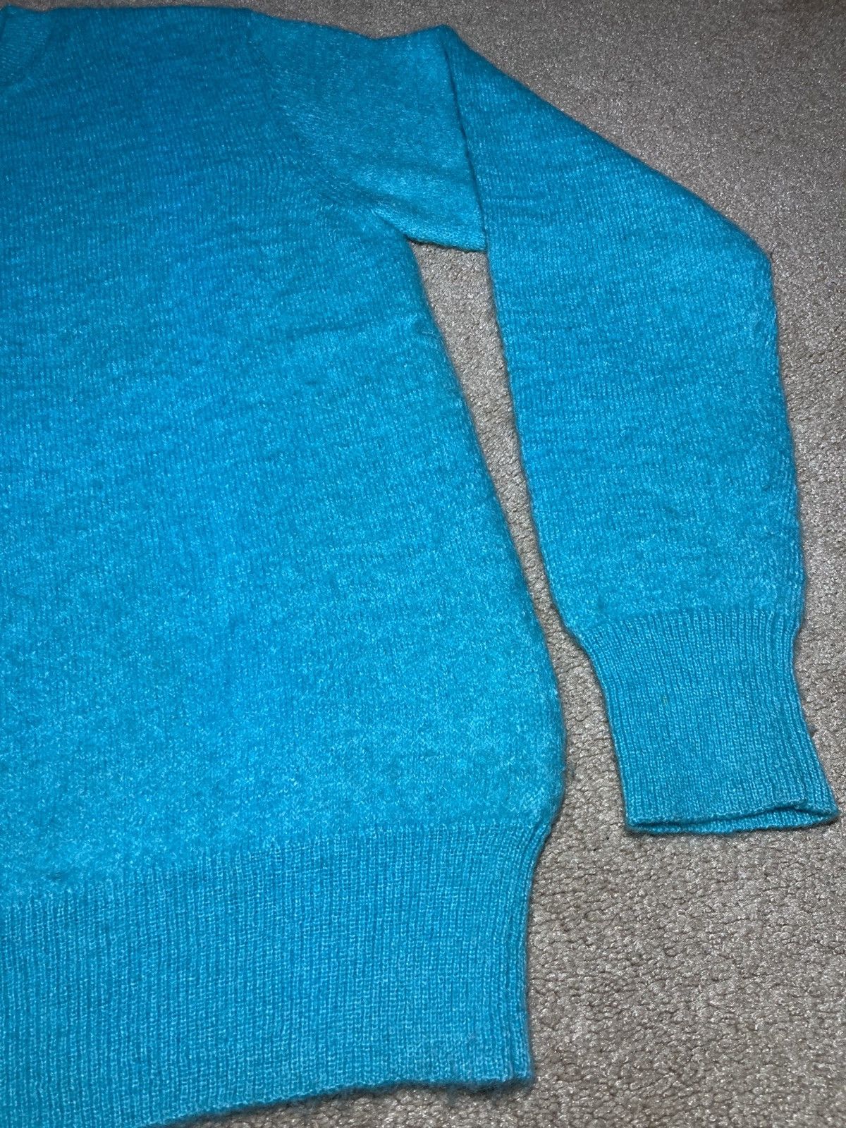 Bape 2000s Bape Cerulean Blue Wool Sweater Knit Mohair OG 90s Size US XS / EU 42 / 0 - 4 Thumbnail