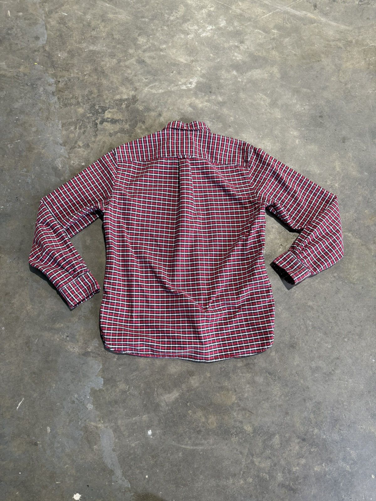 Brooks Brothers Brooks Brothers Red Fleece Patterned Button Up Shirt Size US L / EU 52-54 / 3 - 2 Thumbnail