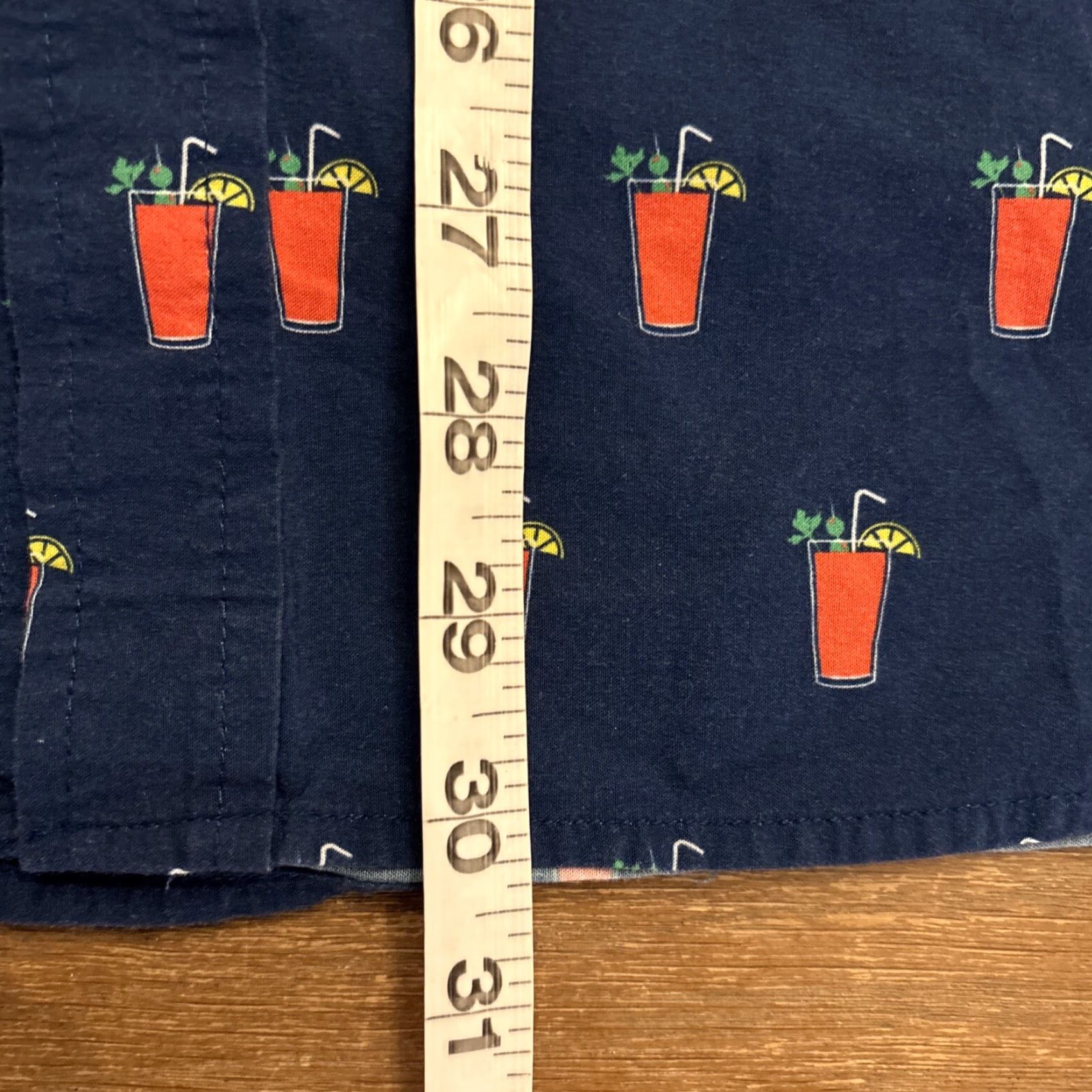Vintage TIPSY ELVES Button-Up Short Sleeve Martini Shirt Adult Small Blue Mens Size US S / EU 44-46 / 1 - 7 Thumbnail