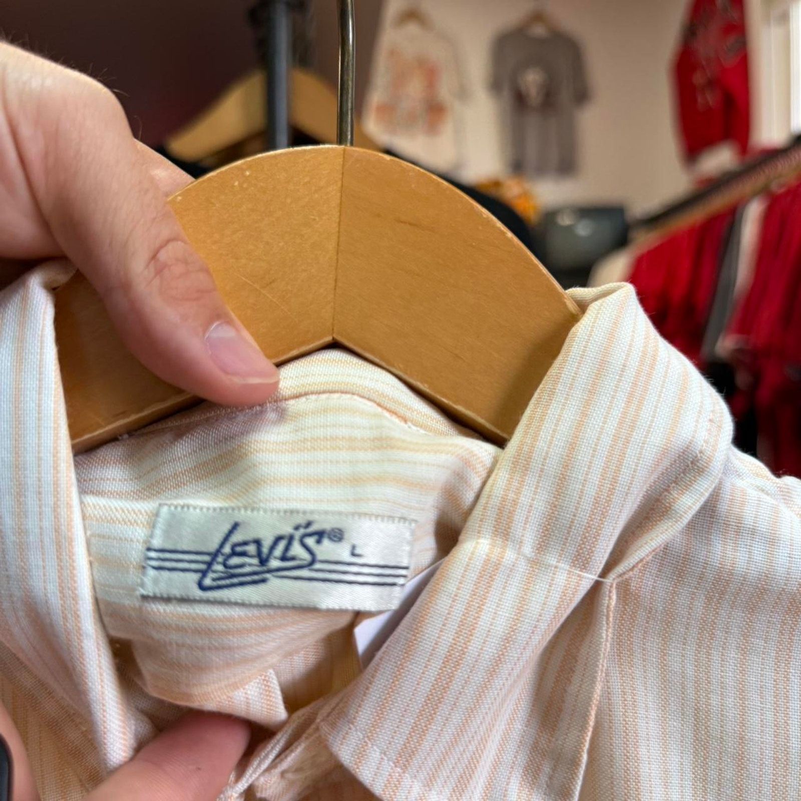 Levi's × Vintage Vintage 90s Levi’s Cowboy Button Up Shirt Size US L / EU 52-54 / 3 - 6 Thumbnail