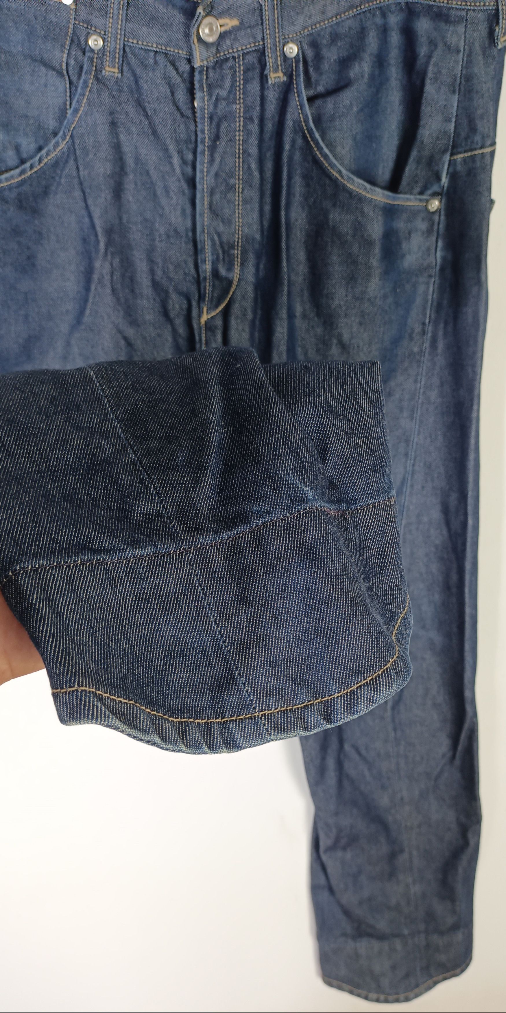 Indigo × Levi's × Levi's Vintage Clothing Vintage💥 Levi's Engineered Single (R) Denim Jeans Size US 34 / EU 50 - 13 Thumbnail