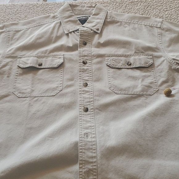 Guide Series Cabela's Guide Series Cream Short Sleeve Casual Button Down Size US S / EU 44-46 / 1 - 8 Thumbnail