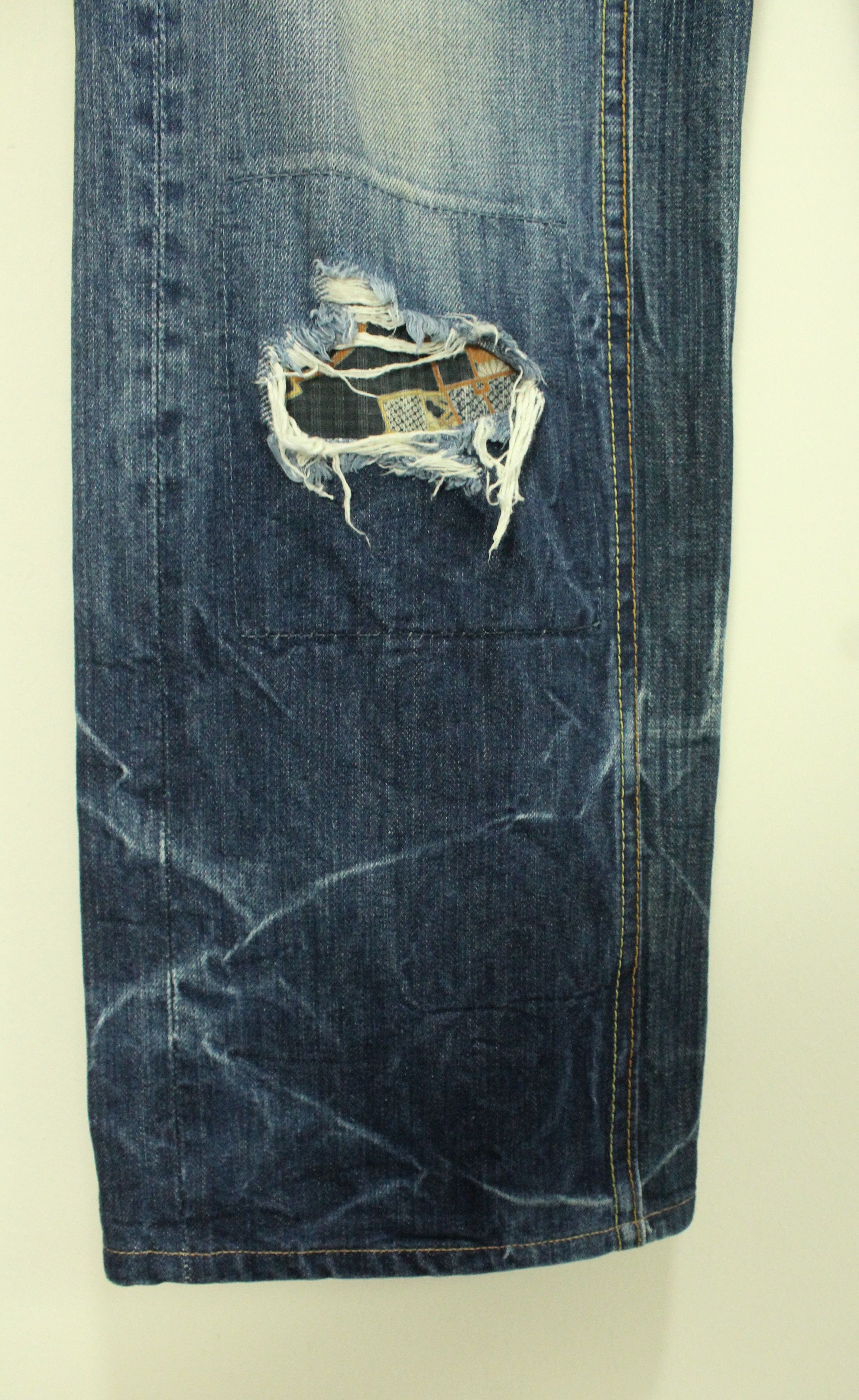 Eternal ETERNAL Denim Distressed Grunge Kapital Style Visvim Size US 32 / EU 48 - 8 Thumbnail
