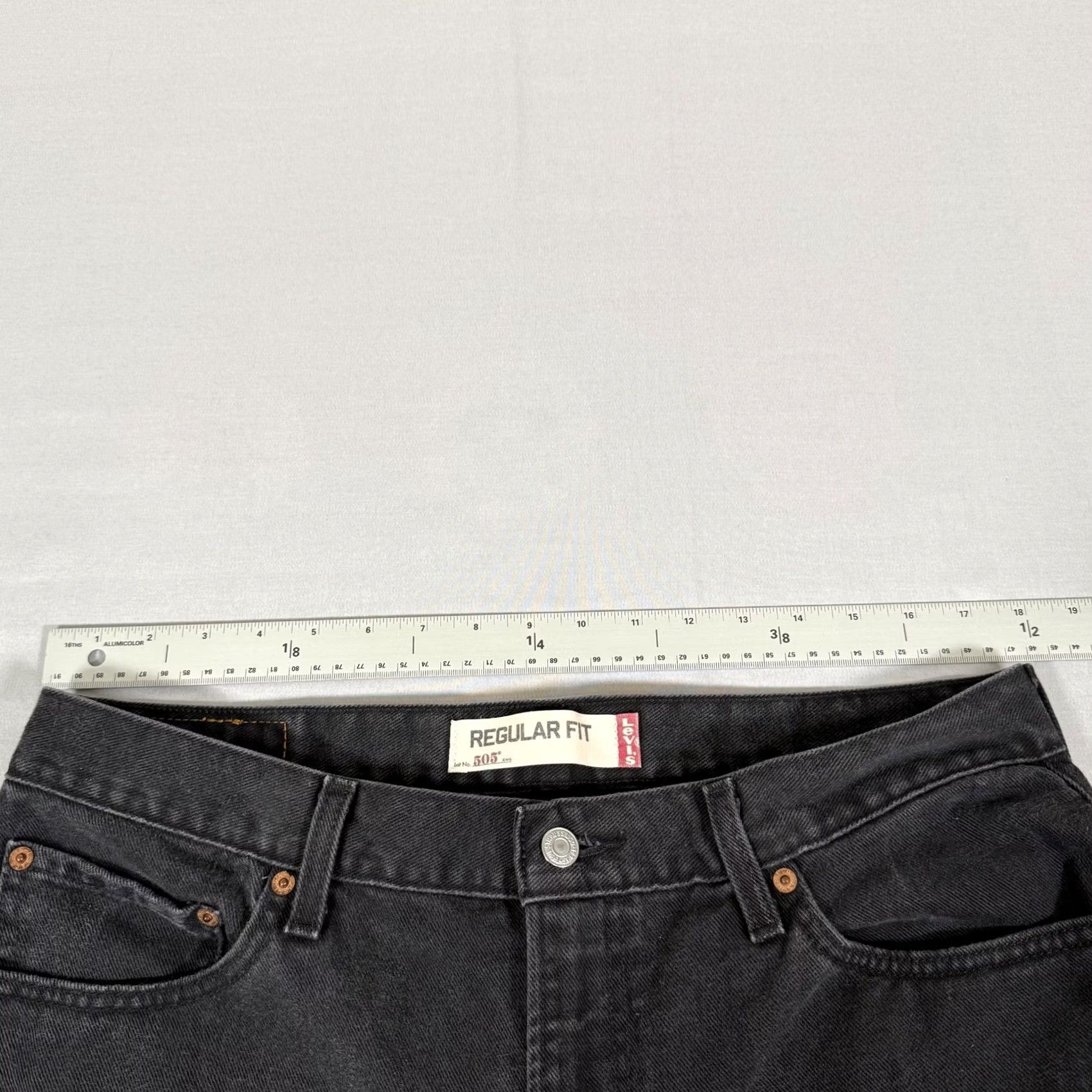 Levi's VINTAGE Levi's Jeans Mens 36x32 Black 505 Straight Fit Denim Pants Western Cowboy Size US 36 / EU 52 - 7 Thumbnail