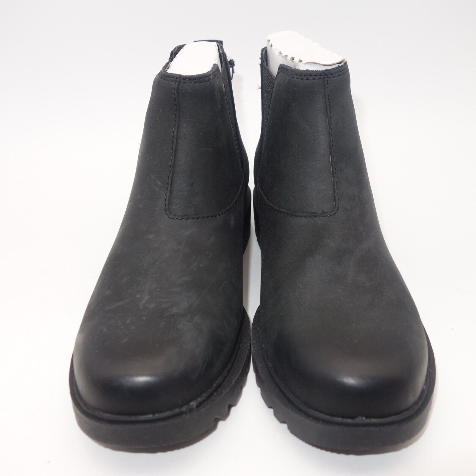 SOREL NEW Sorel Emelie II Chelsea Waterproof Black Leather Boots Size US 5.5 / IT 35.5 - 6 Thumbnail