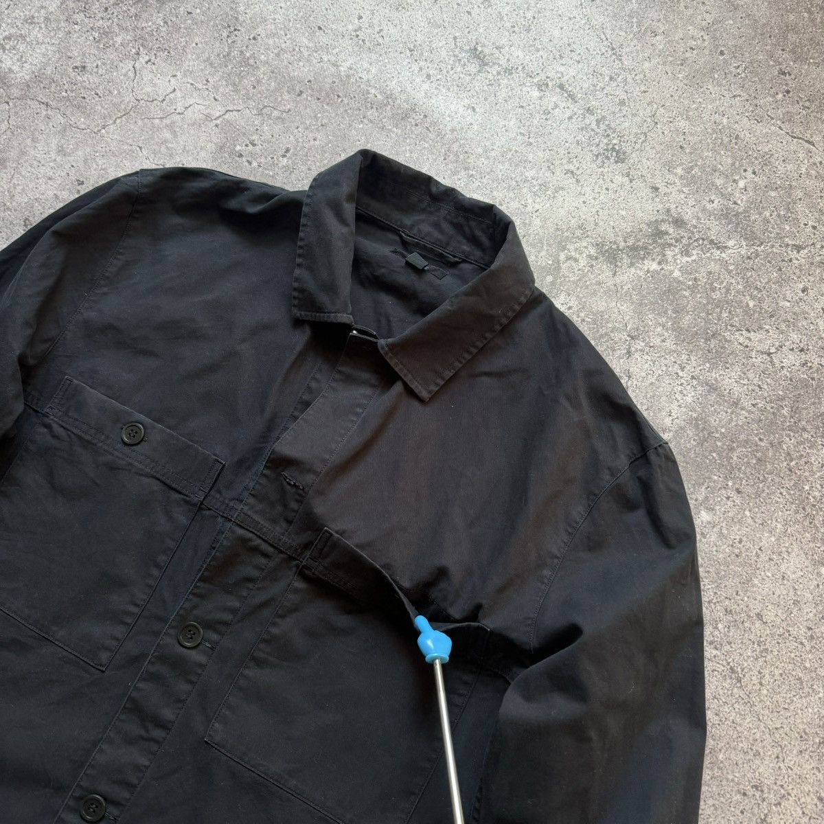 Cos COS twill Overshirt Jacket Navy Blue Size US M / EU 48-50 / 2 - 2 Thumbnail