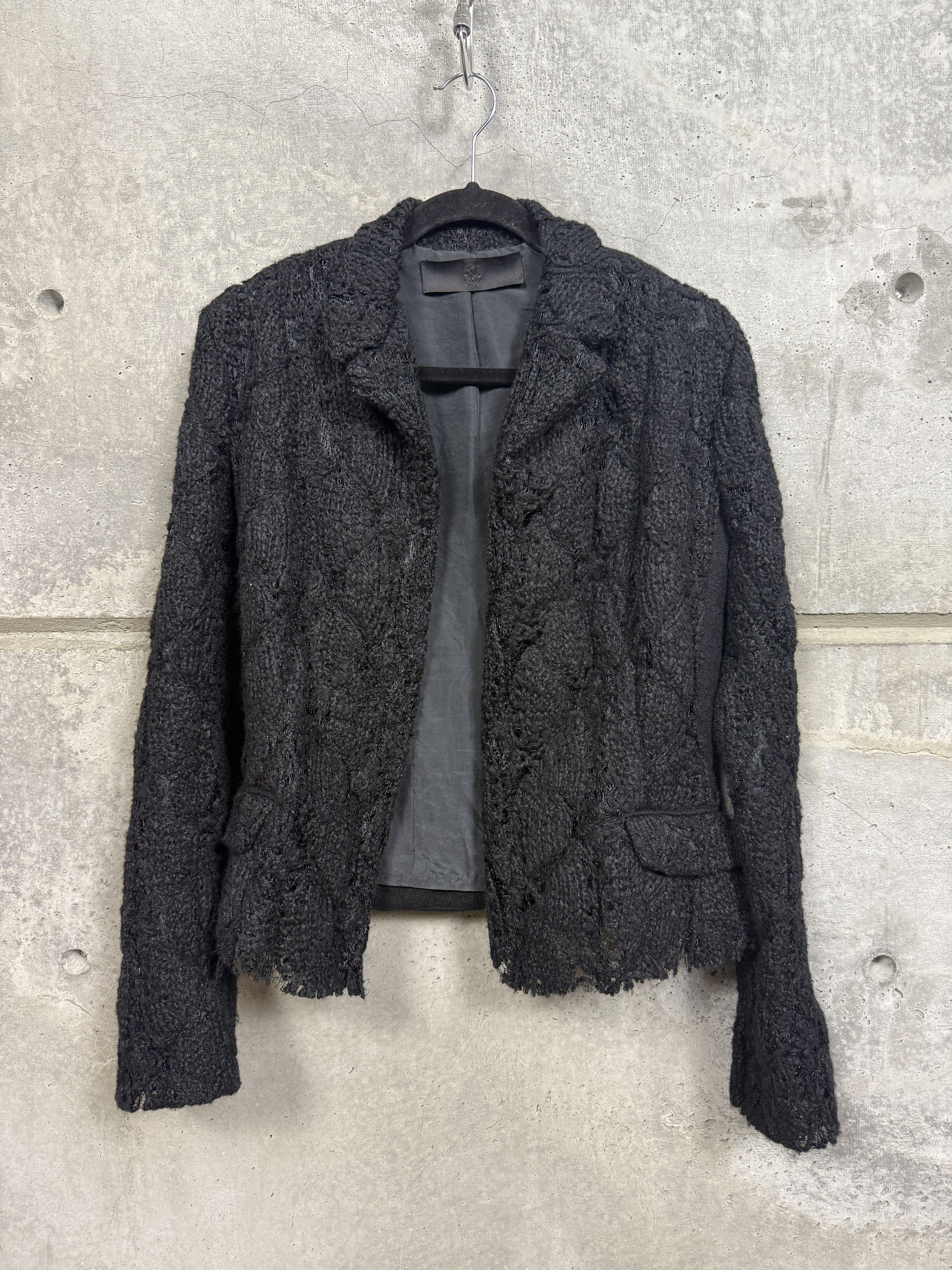 Marc Le Bihan Marc Le Bihan Wool Cropped Blazer Size M / US 6-8 / IT 42-44 - 1 Thumbnail