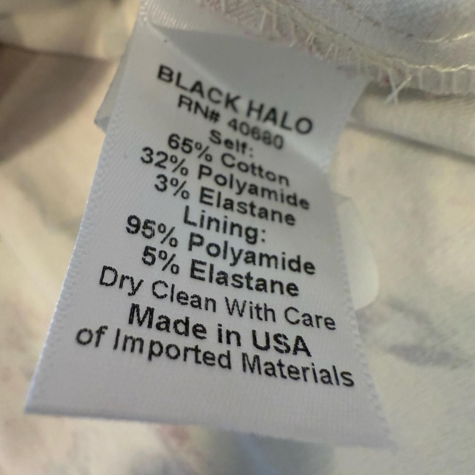 Other Black Halo Ruffled Tiered Mini Dress Floral Print SZ XS Size XS / US 0-2 / IT 36-38 - 5 Thumbnail