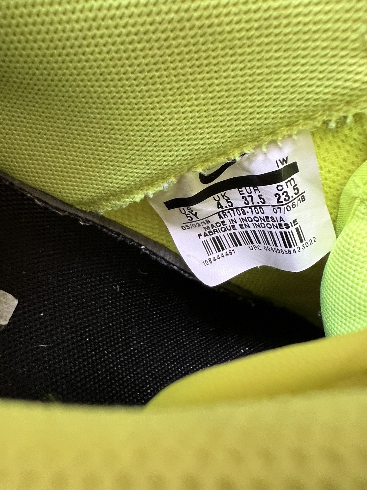 Nike Nike Air Force 1 LV8 Utility Volt (GS) Size US 6.5 / IT 36.5 - 6 Thumbnail