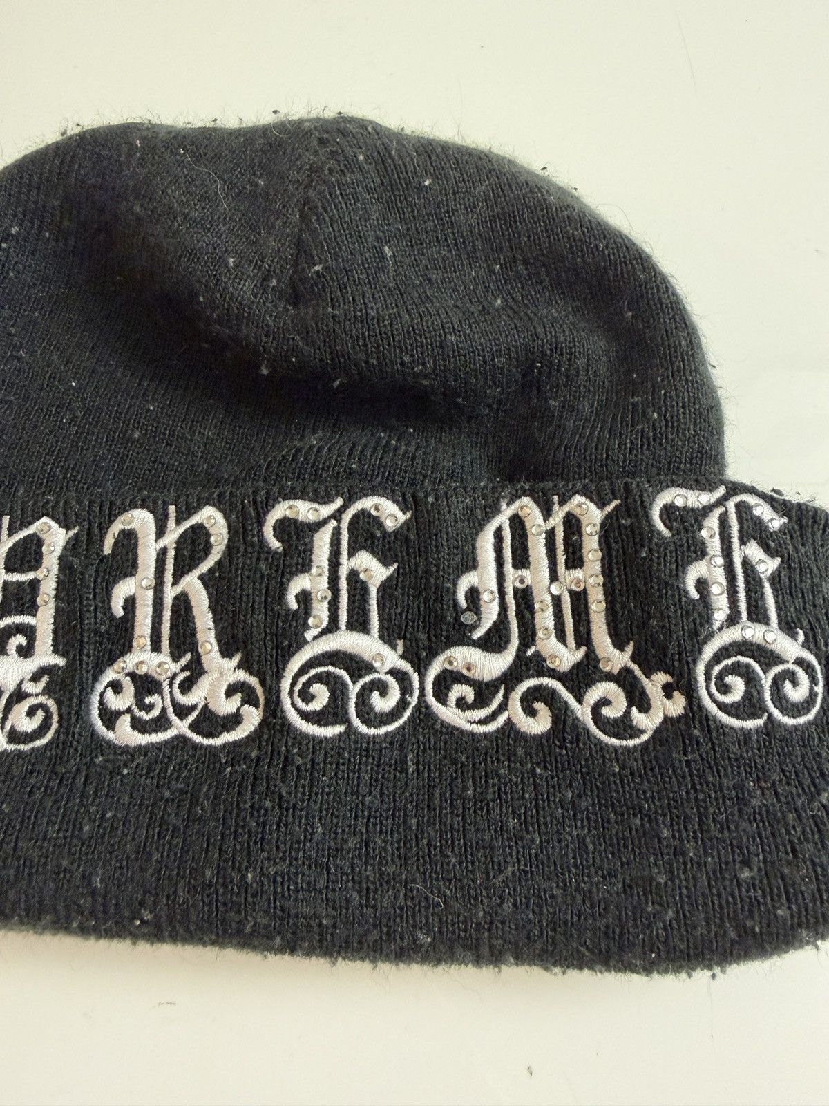 Supreme Supreme Gothic Letter Rhinestone Beanie Size ONE SIZE - 5 Thumbnail