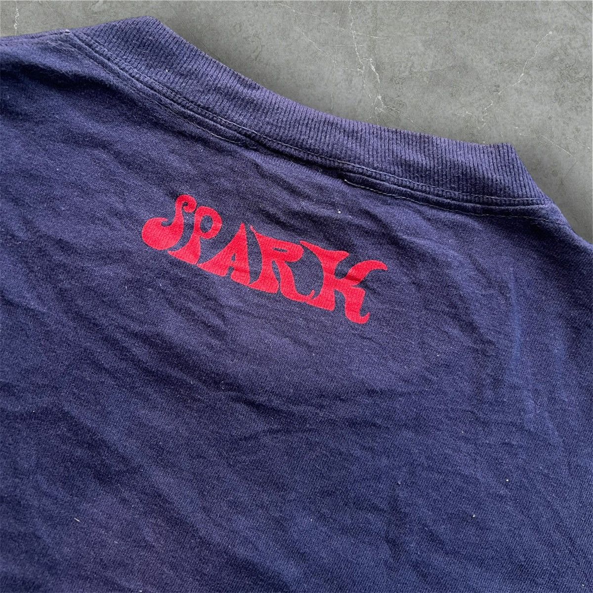 Vintage Vintage 90’s SPARK Skateboarding No.1 America Flag Tshirt Size US M / EU 48-50 / 2 - 8 Thumbnail