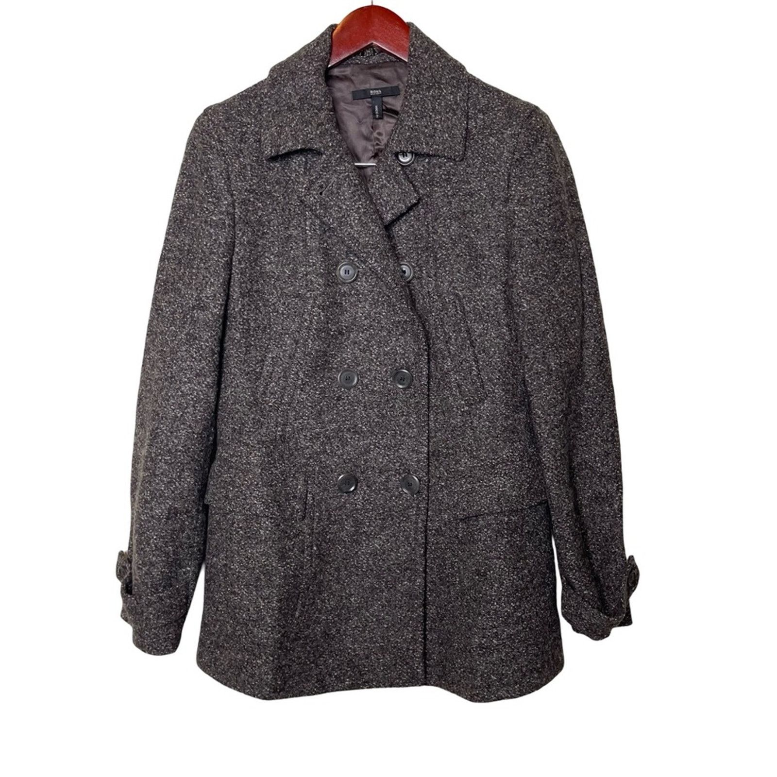 Hugo Boss Hugo Boss Brownish Wool coat size 6 Size M / US 6-8 / IT 42-44 - 1 Thumbnail