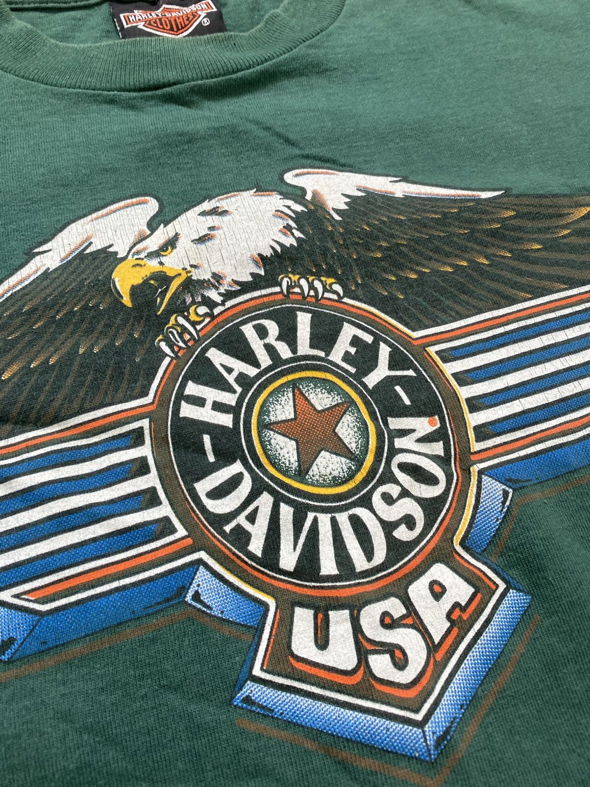 Harley Davidson Vtg 90's Harley davidson USA Single stitch Size US M / EU 48-50 / 2 - 4 Thumbnail